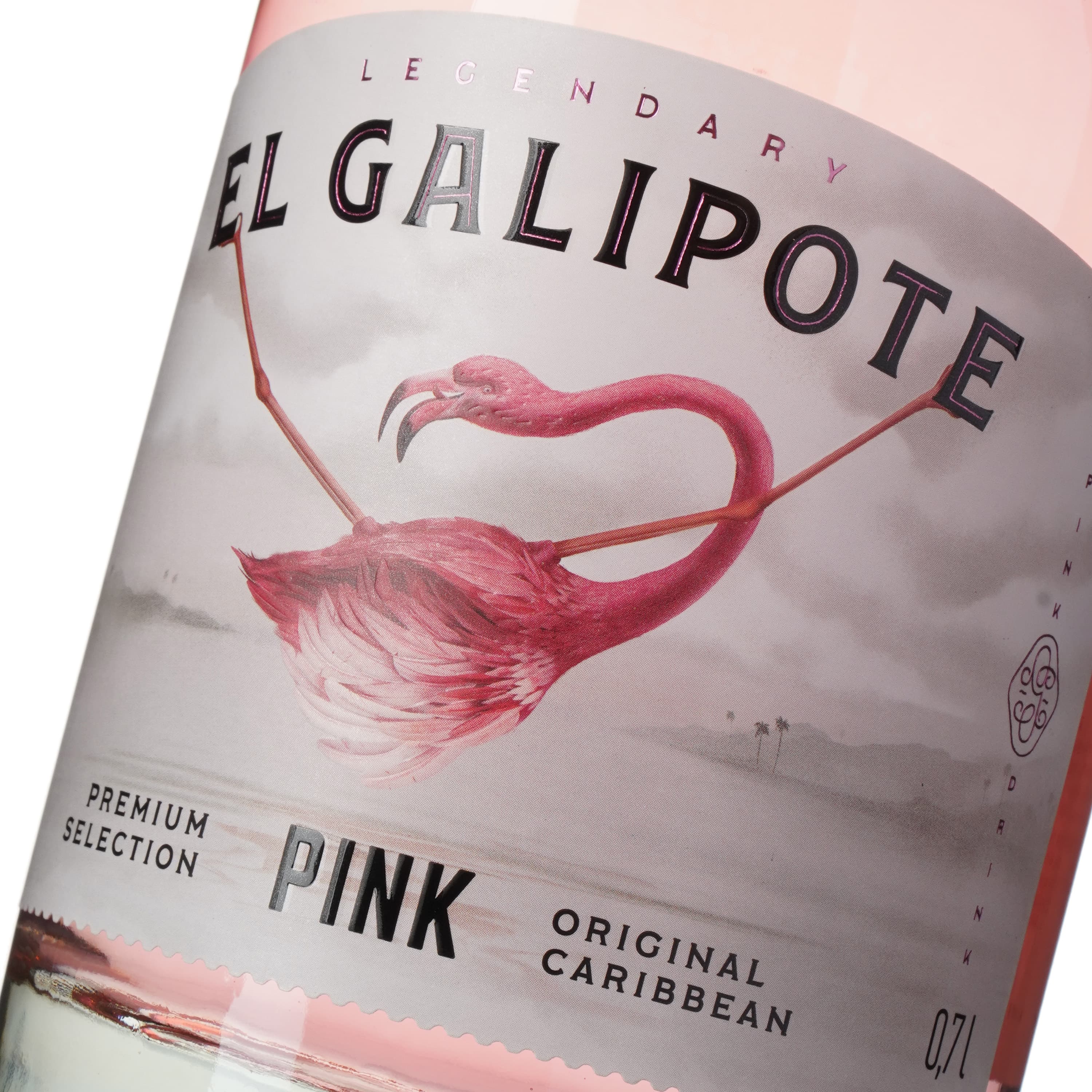Ромовий напій El Galipote Pink 37.5% 0.7 л