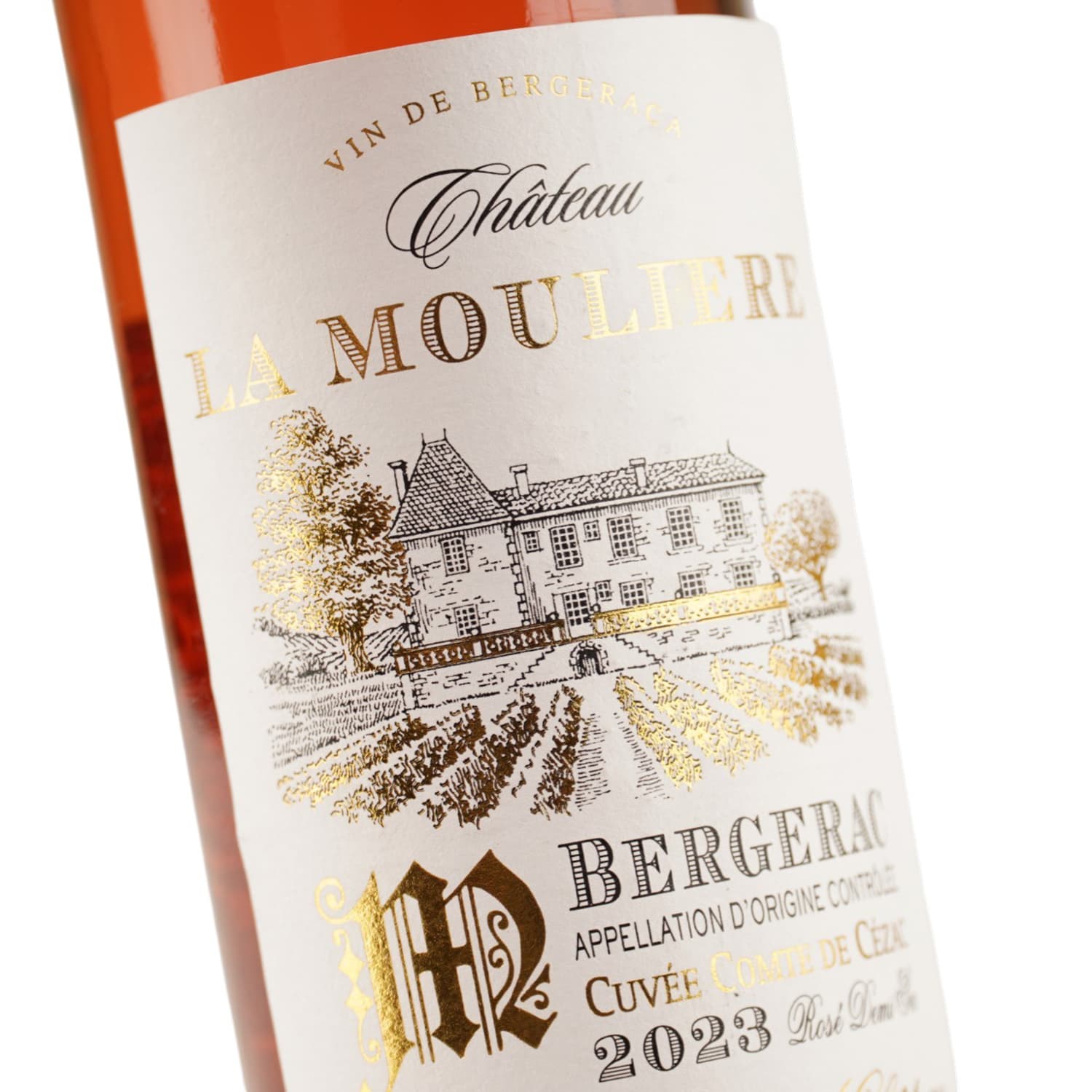 Вино Chateau La Mouliere AOP Bergerac рожеве сухе 0.75 л