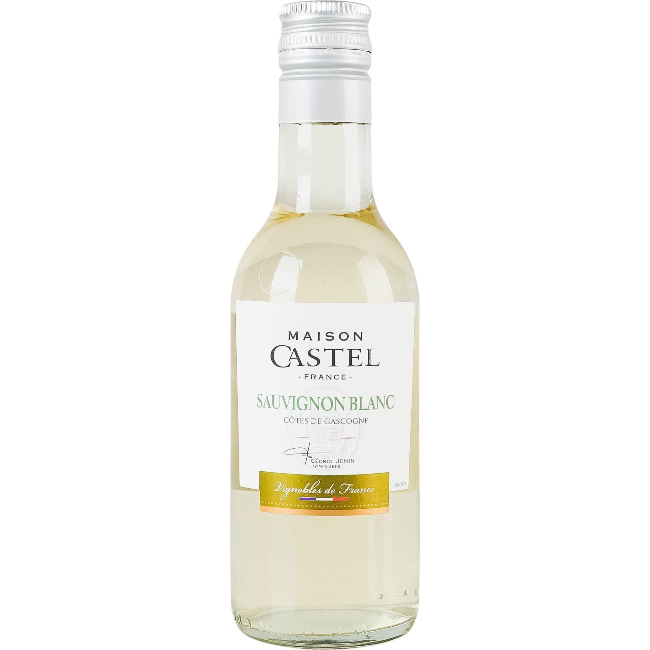 Вино Maison Castel Sauvignon Blanc Cotes de Gascogne IGP біле сухе 0.187 л