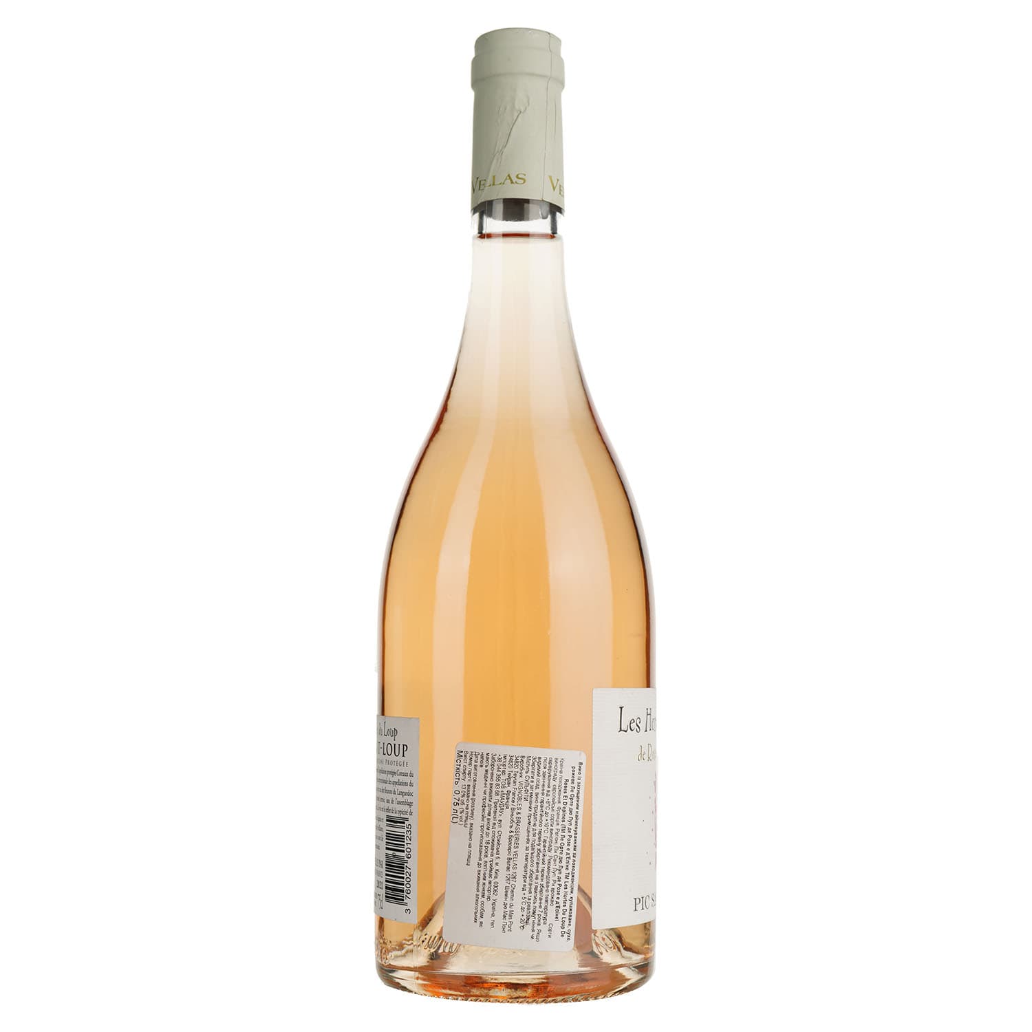 Вино Les Hortes Du Loup De Roses Et D'epines AOP Pic Saint Loup, рожеве, сухе, 0,75 л