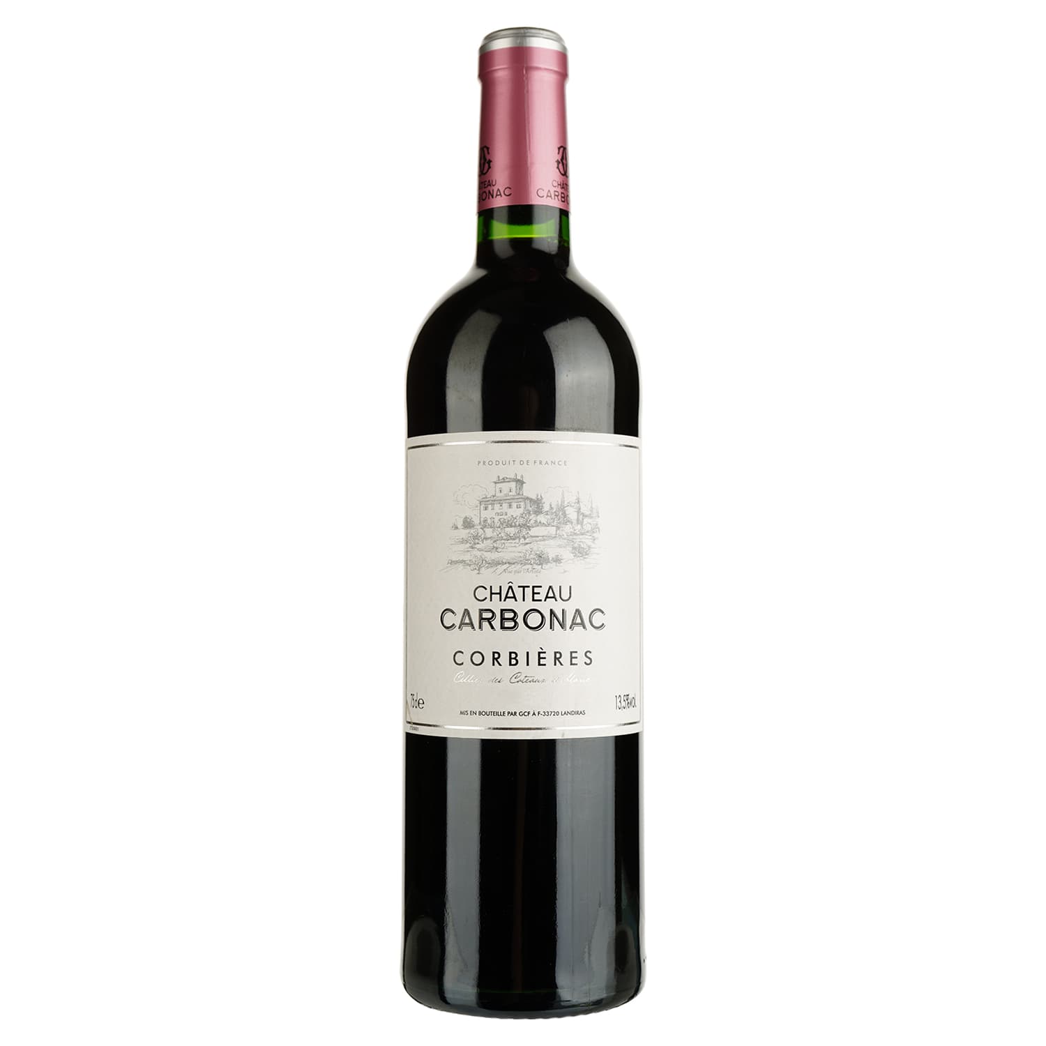 Вино Chateau Carbonac Chateau, червоне, сухе, 0,75 л