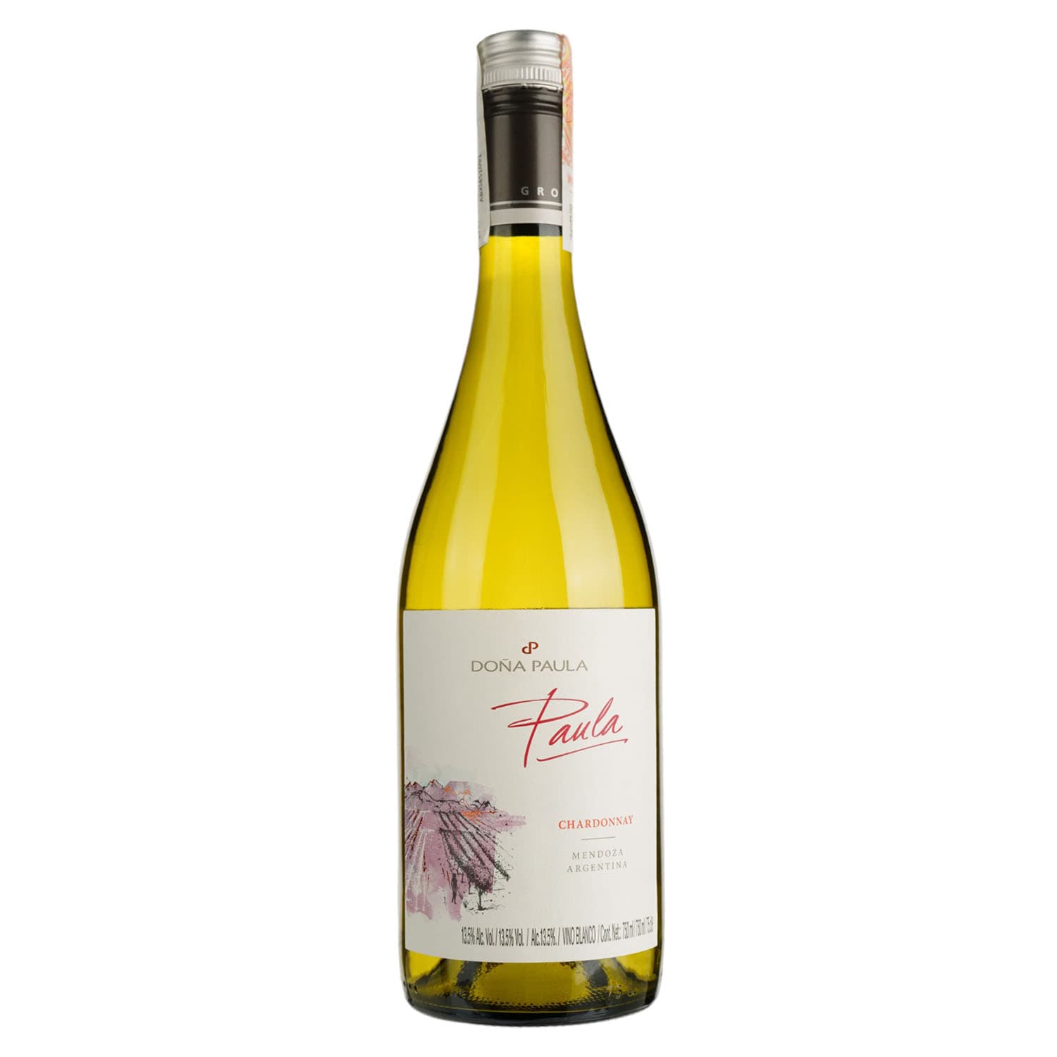 Вино Paula Chardonnay біле сухе 11-14.5% 0.75 л