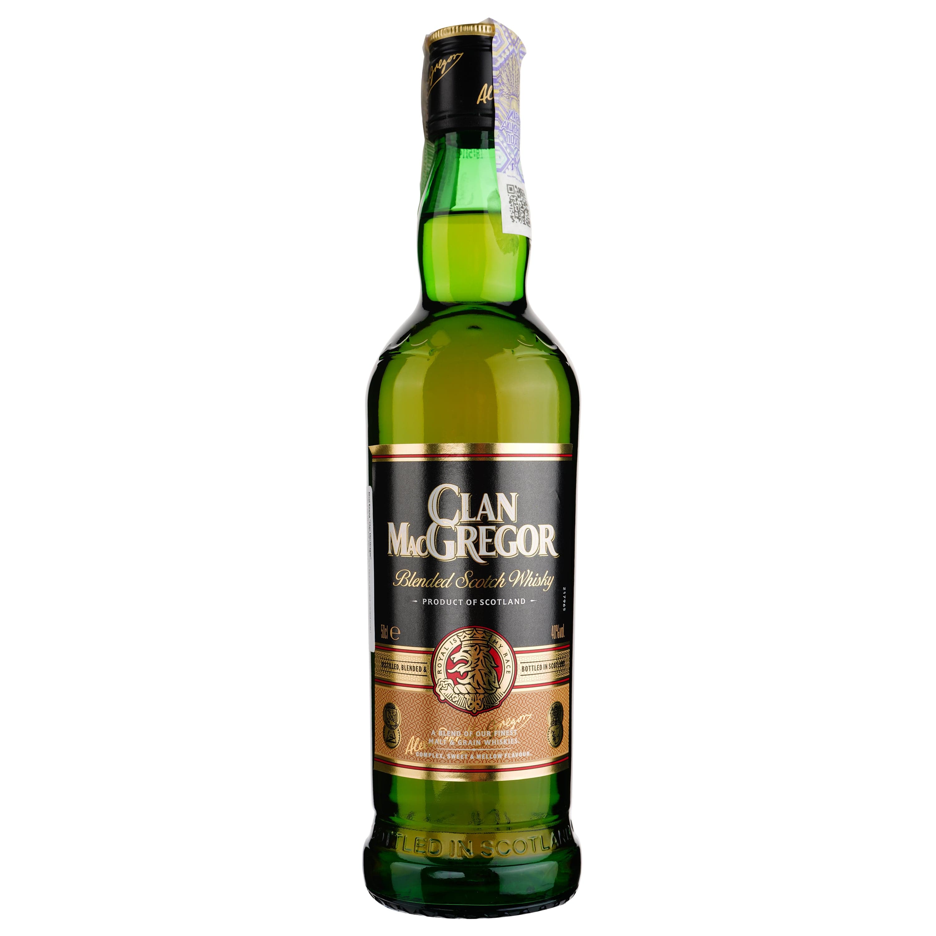 Віскі Clan MacGregor Blended Scotch Whisky, 40%, 0,5 л