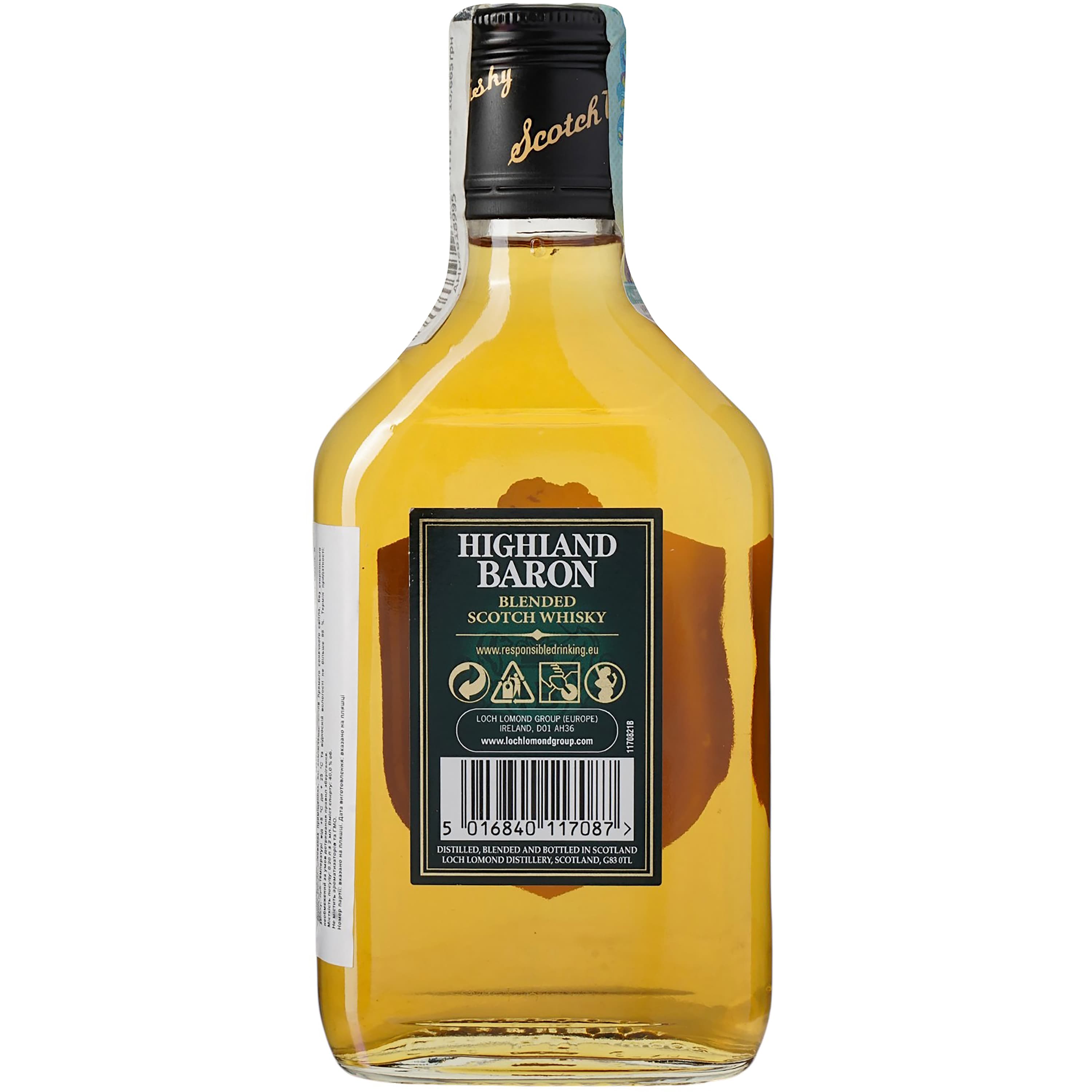 Віскі Highiland Baron Blended Scotch 40% 0.2 л