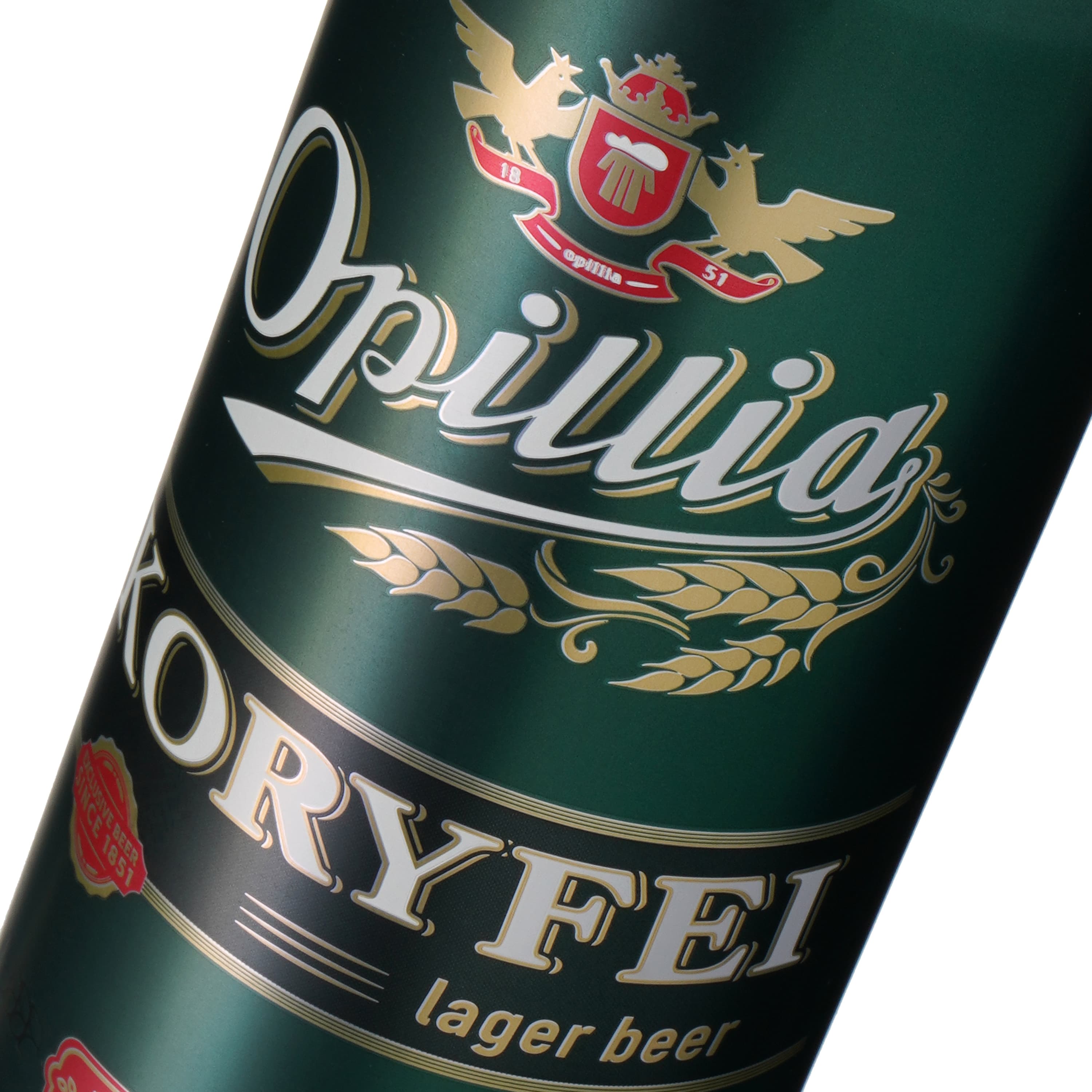 Пиво Опілля Koryfei Export, світле, фільтроване, 4.2% 0.5 л з/б