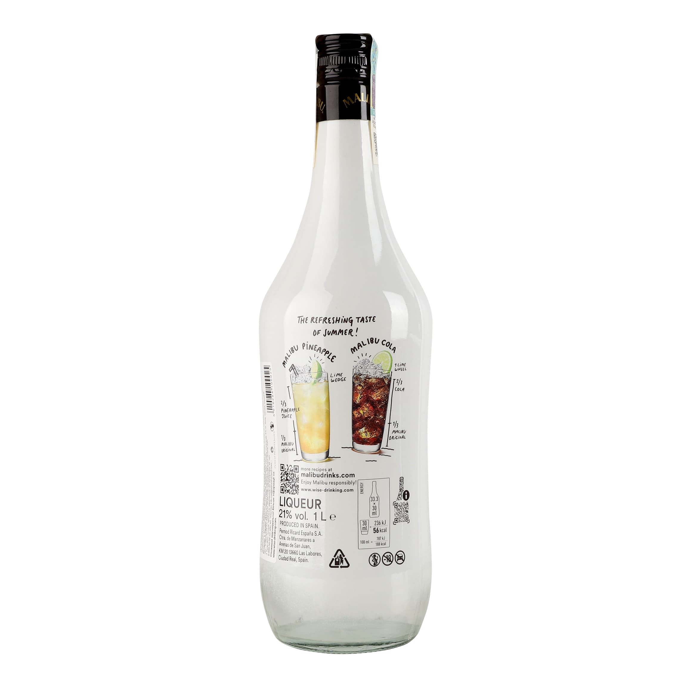 Лікер Malibu 21% 1 л