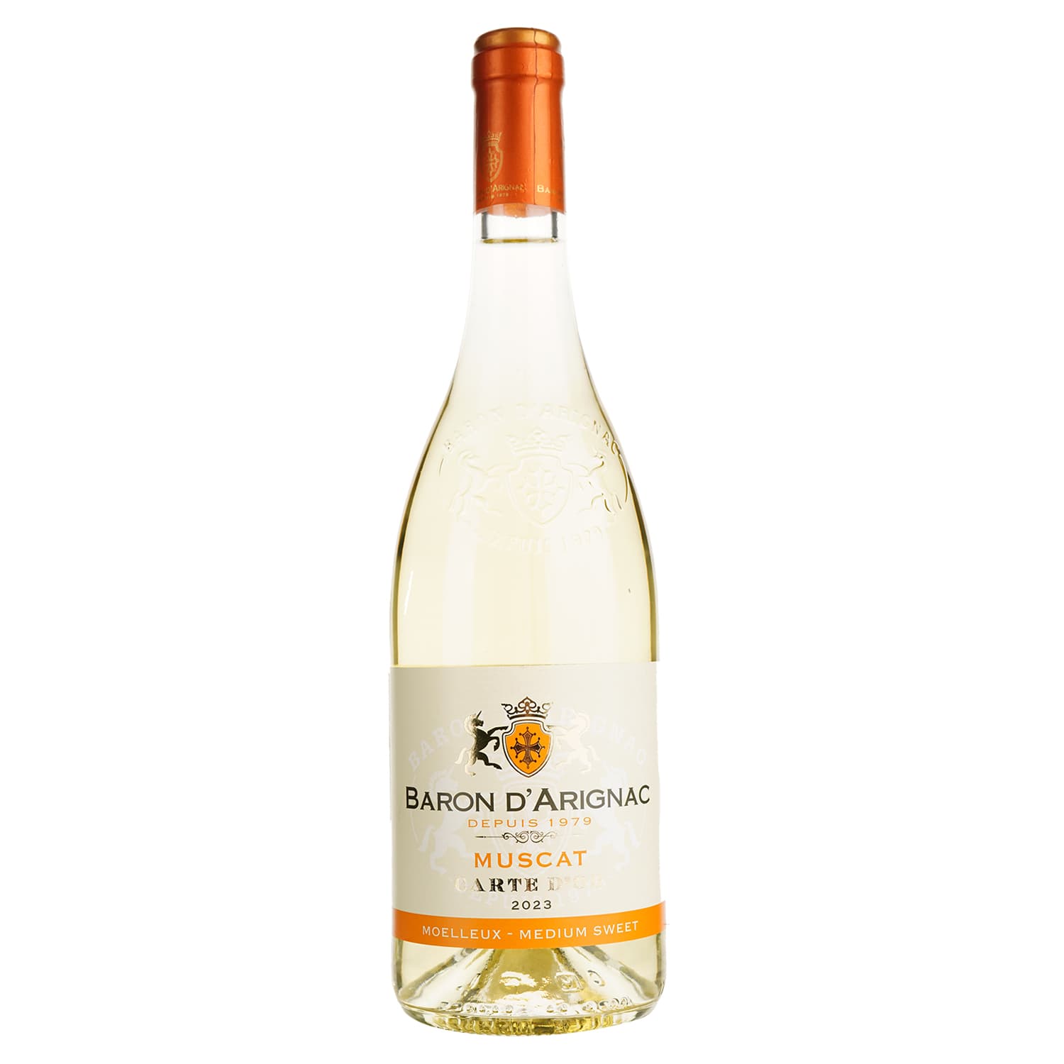Вино Baron d'Arignac Muscat, 10,5%, 0,75 л