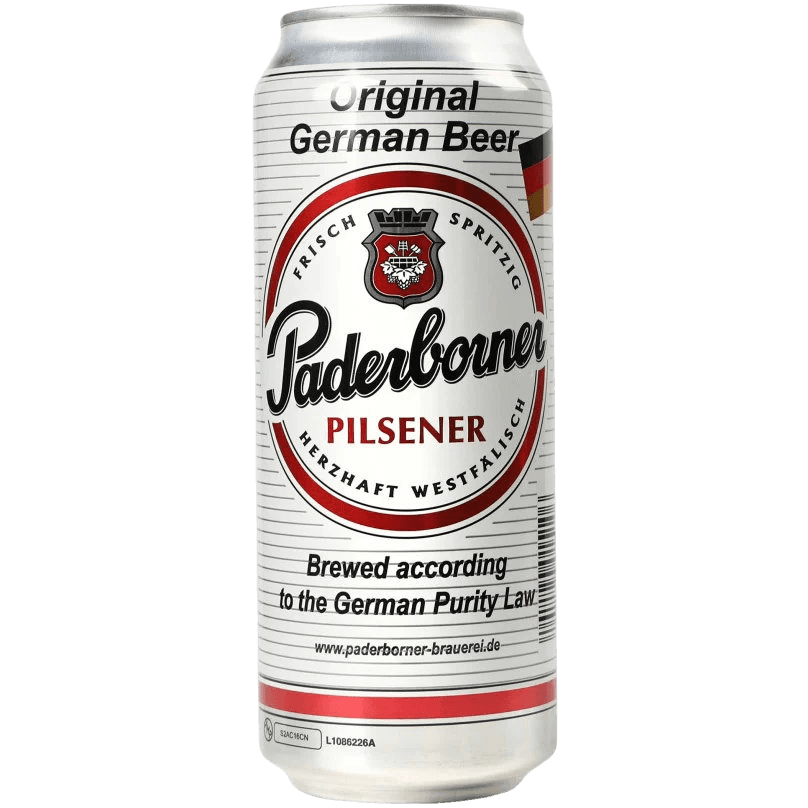 Упаковка пива Paderborner Pilsener світле 4.8% з/б 6 л (12 шт. х 0.5 л)