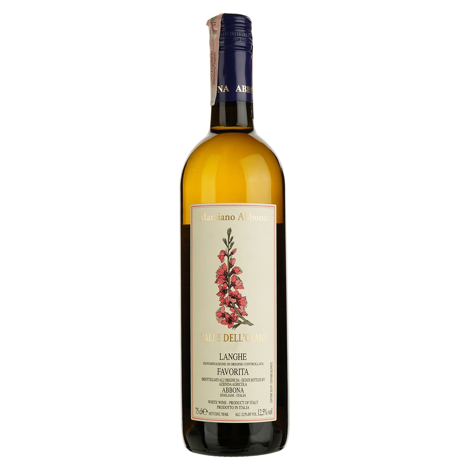 Вино Marziano Abbona Favorita Valle dell Olmo, біле, сухе, 12.45%, 0.75 л