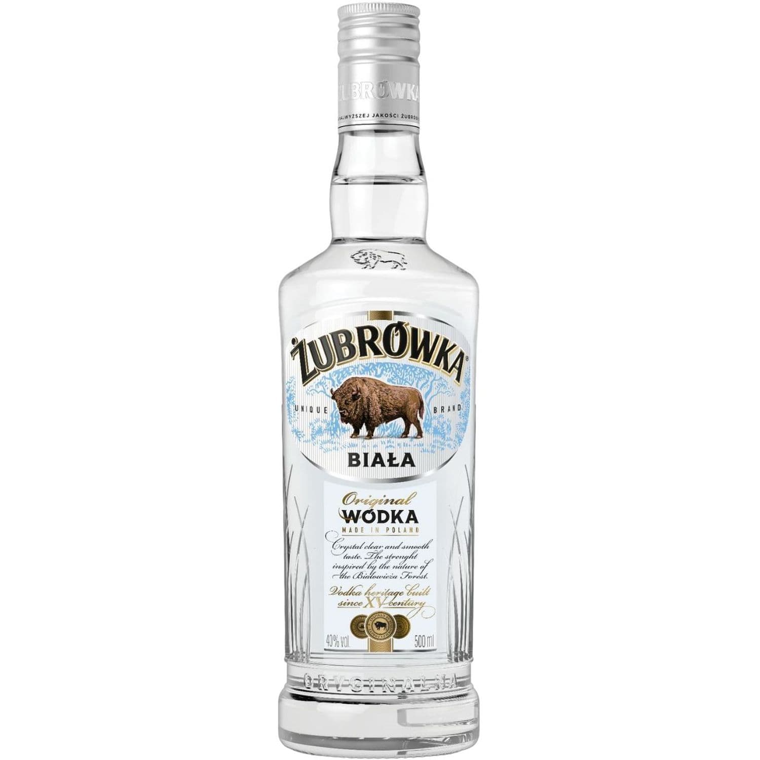 Горілка Zubrowka Biala, 40%, 0,5 л (484591)