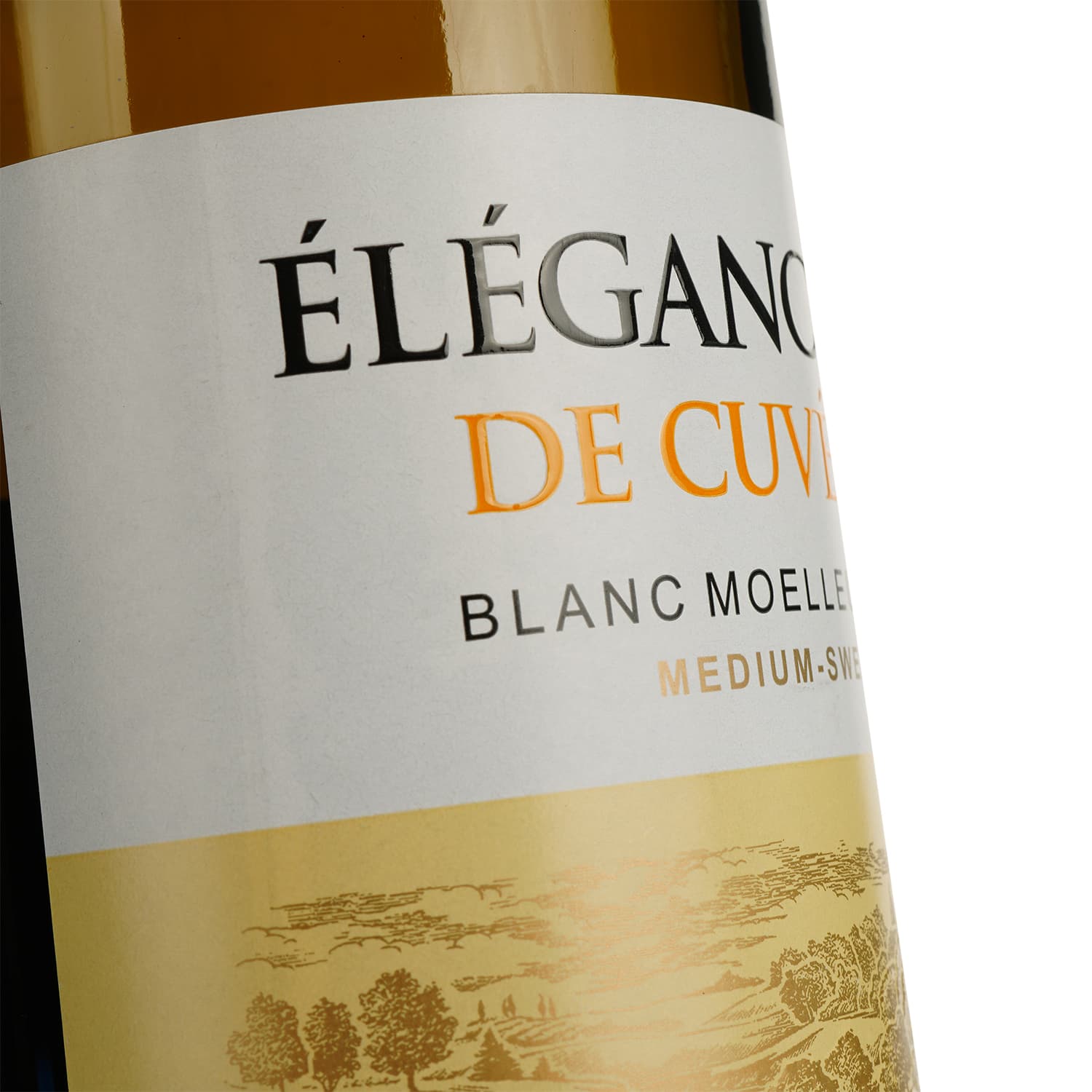 Вино Elegance de Cuvee Blanc Medium Sweet біле напівсолодке 0.75 л