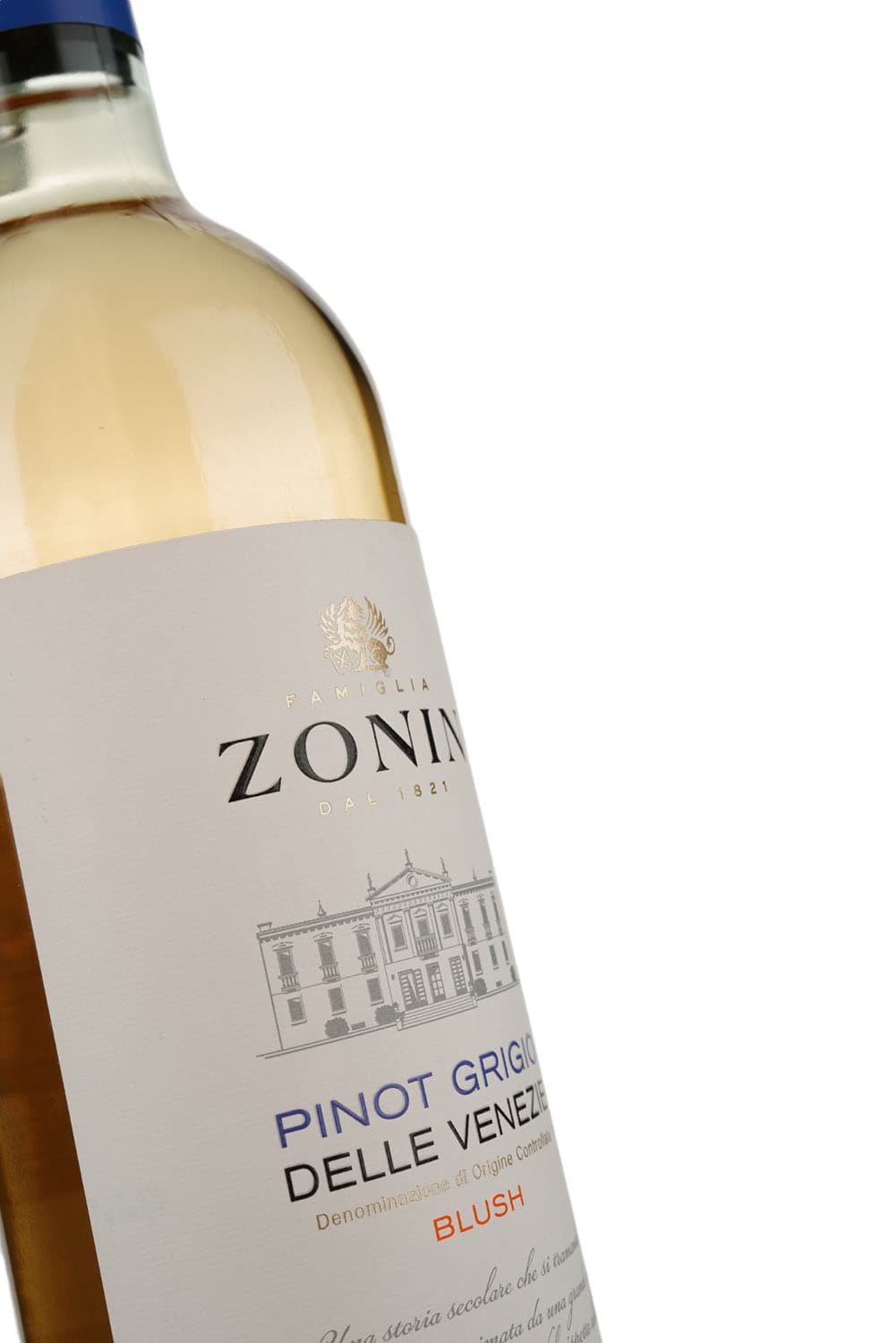 Вино Zonin Pinot Grigio Blush, рожеве, сухе, 12,5%, 0,75 л (37543)