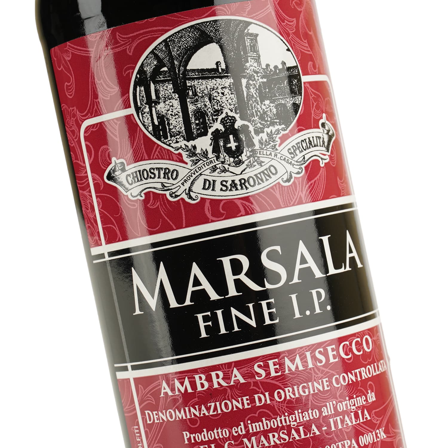 Вино Lazzaroni Marsala Fine Chiostro di Sarono червоне солодке, 0,75 л, 17,5%
