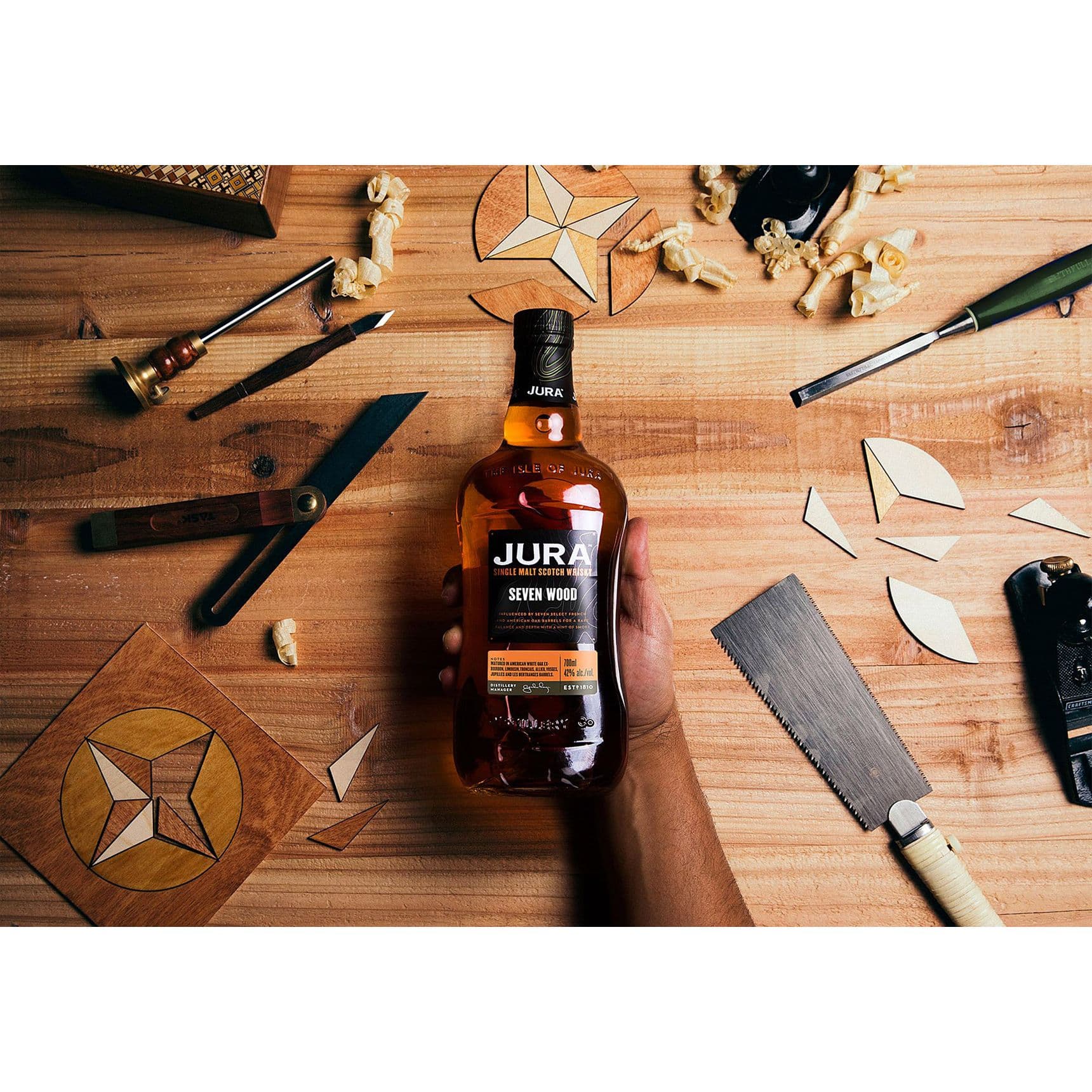 Віскі Jura Seven Wood Single Malt Scotch Whisky 42% 0.05 л