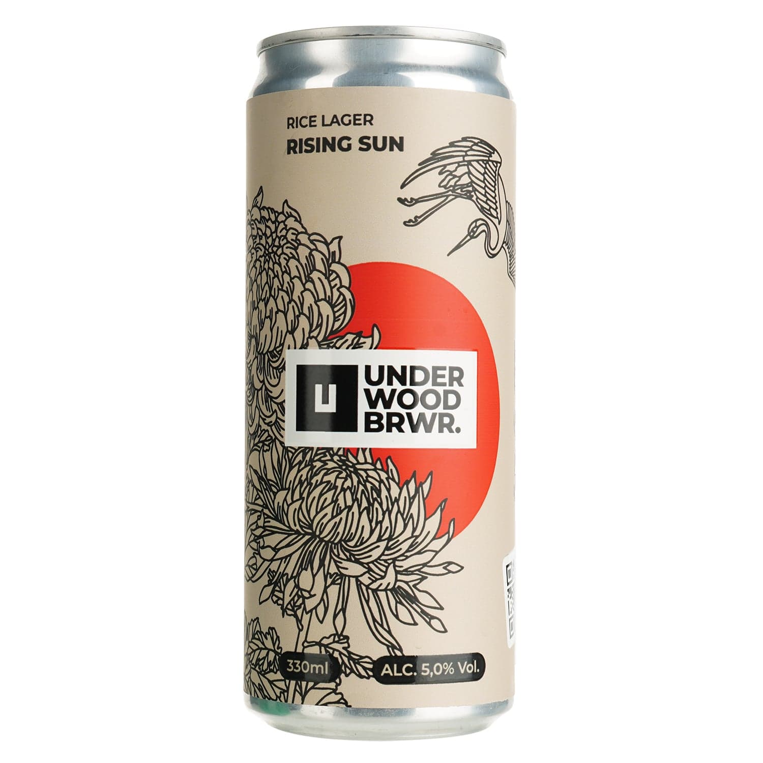 Пиво Underwood Brewery Rising Sun світле 5% 0.33 л з/б