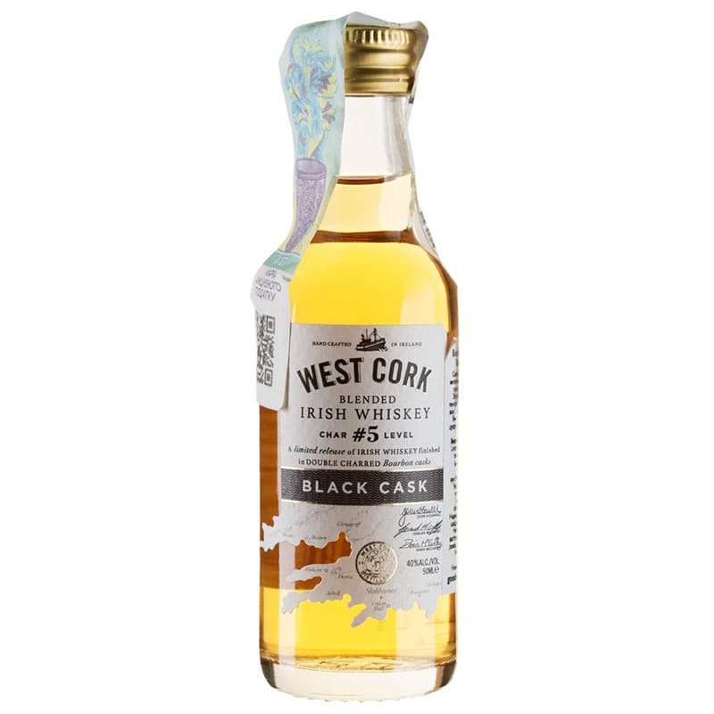 Віскі бленд West Cork Black Cask 50 мл