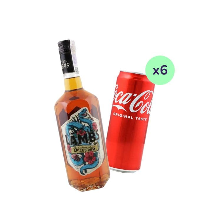 Коктейль Rum Libre (набір інгредієнтів) х14 на основі Lamb's Spiced