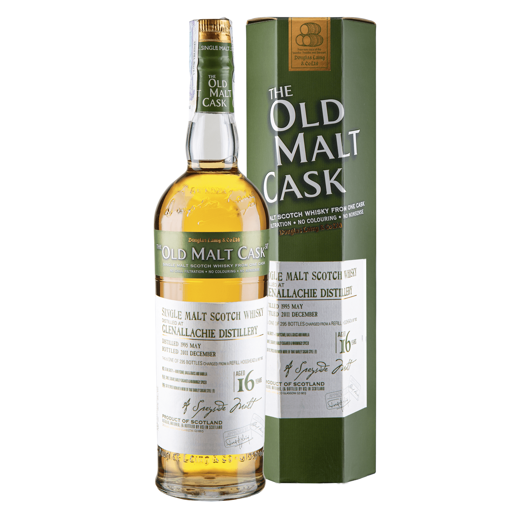 Віскі Glenallachie Vintage 1995 16 yo Single Malt Scotch Whisky 50% 0.7 л