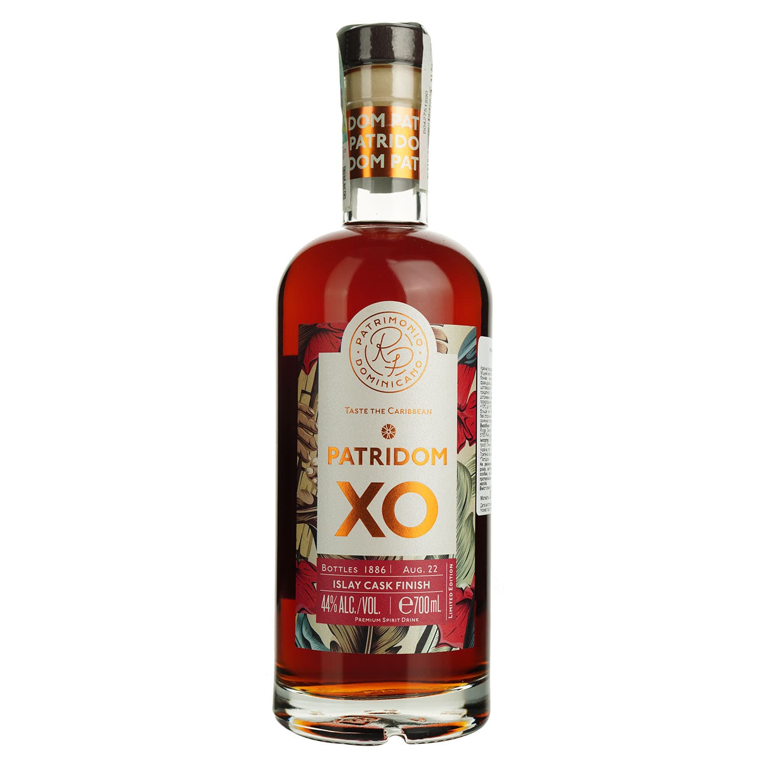 Ром Patridom XO Islay Cask Finish 44% 0.7 л