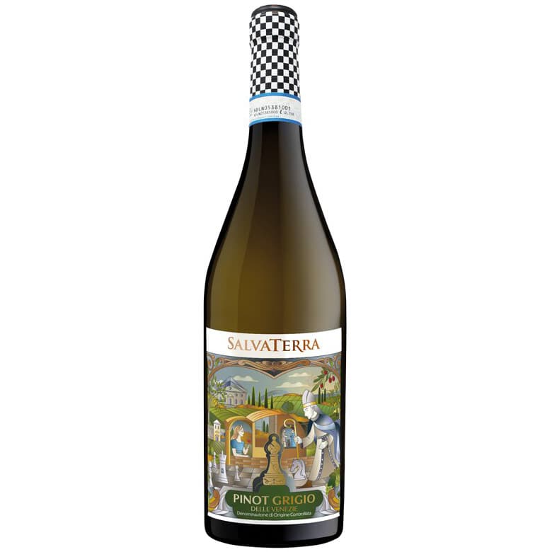 Вино SalvaTerra Pinot Grigio delle Venezie DOC біле сухе 13% 0.75 л