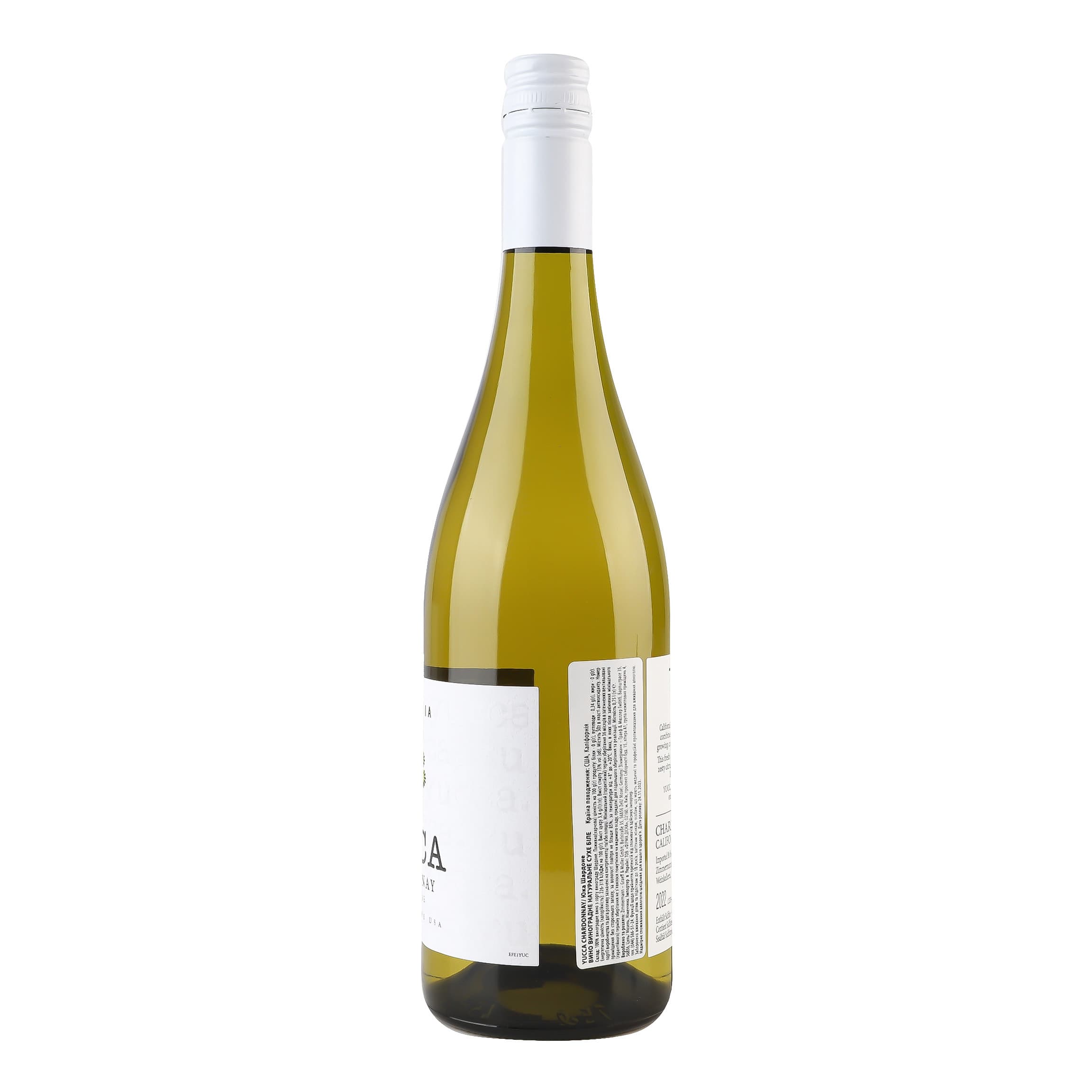 Вино Yucca Chardonnay California біле сухе 0.75 л