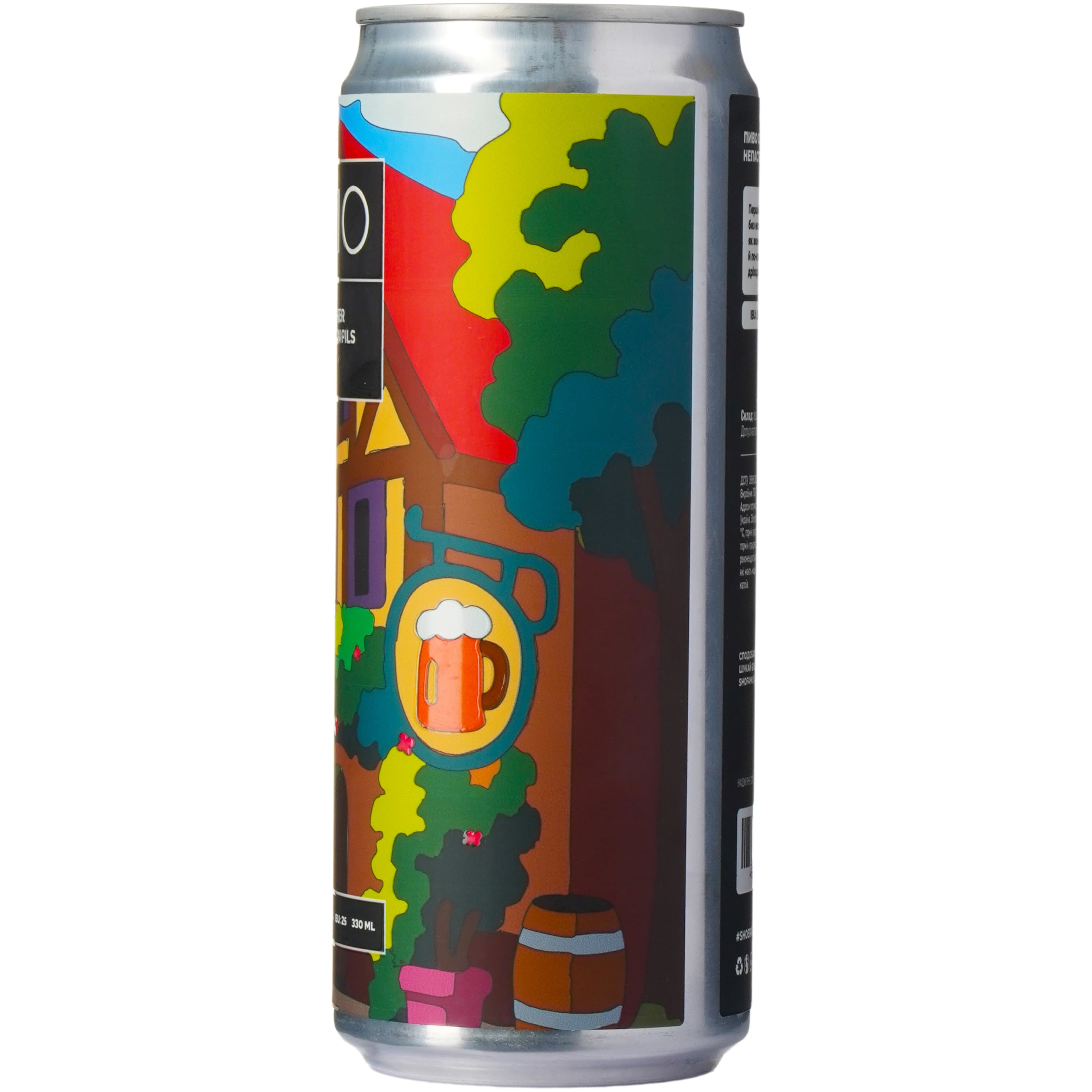 Пиво Sho Brewery Pipilsner світле нефільтроване 0.33 л