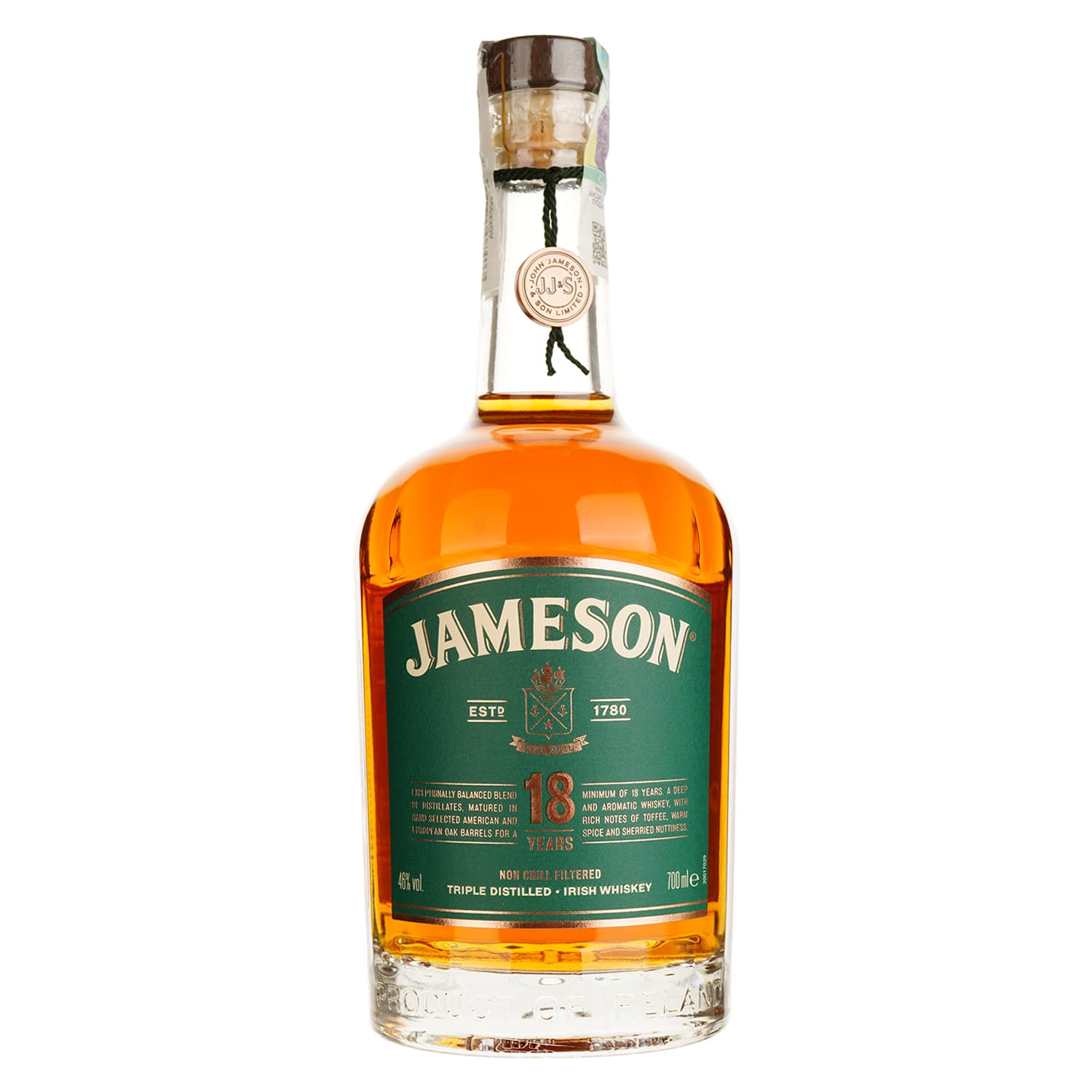 Віскі Jameson Limited Reserve 18 років 46% 0.7 л у подарунковому пакуванні