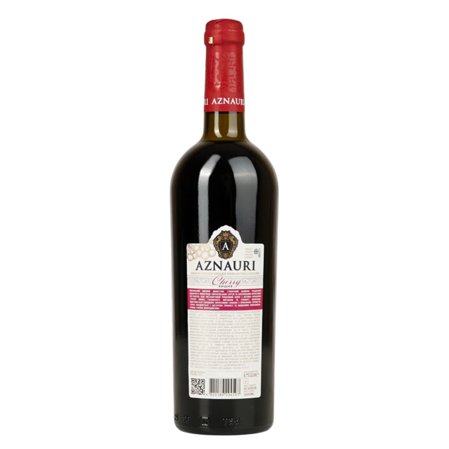 Вино AZNAURI Cherry вишня чер н/сол 0.75 л