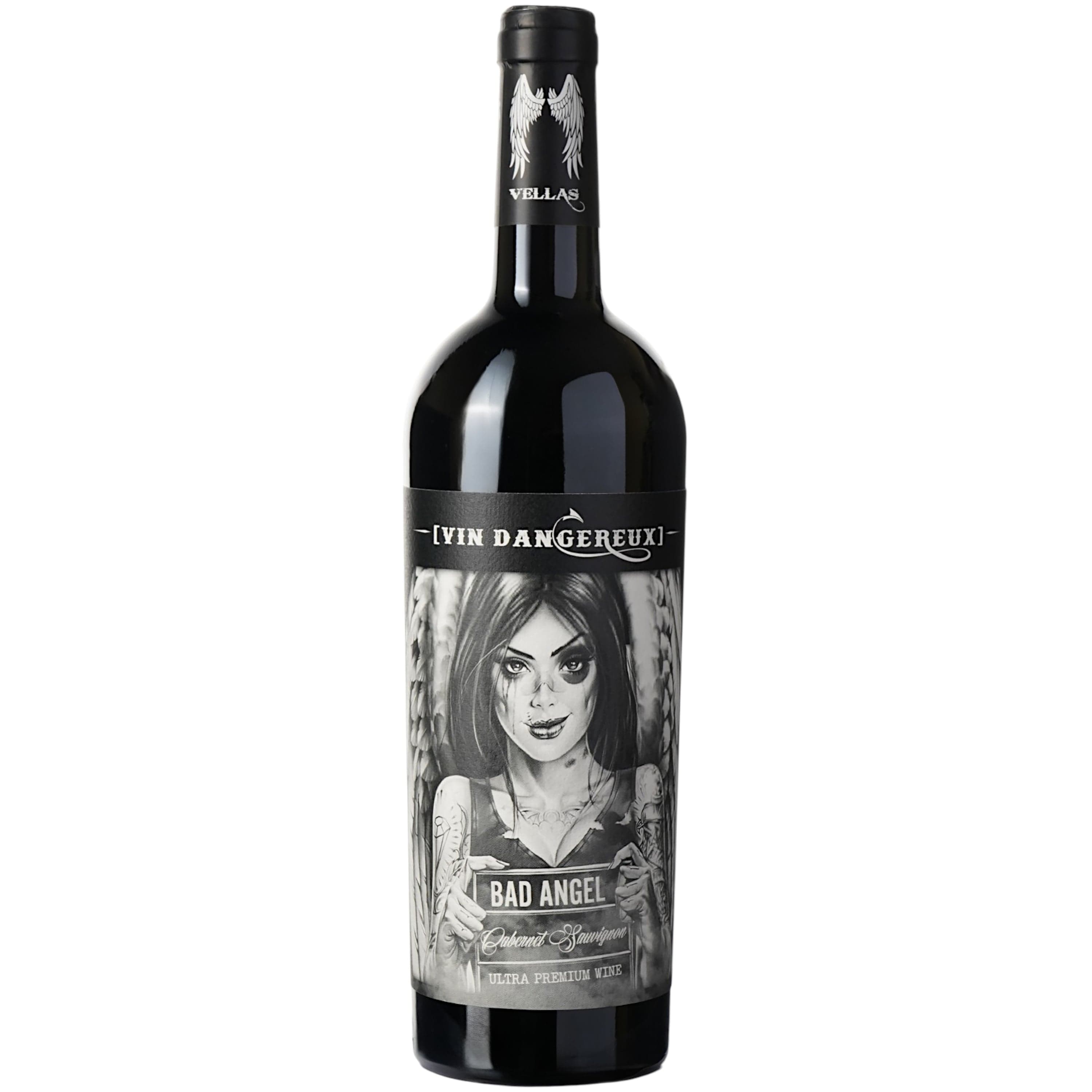Вино Bad Angel Cabernet Sauvignon IGP Pays D'Oc, червоне, сухе, 0,75 л