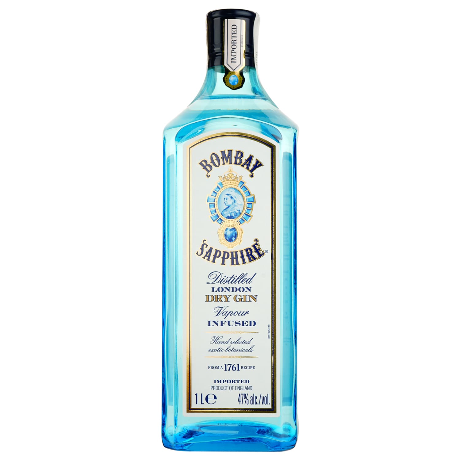 Джин Bombay Sapphire London Dry Gin, 47%, 1 л