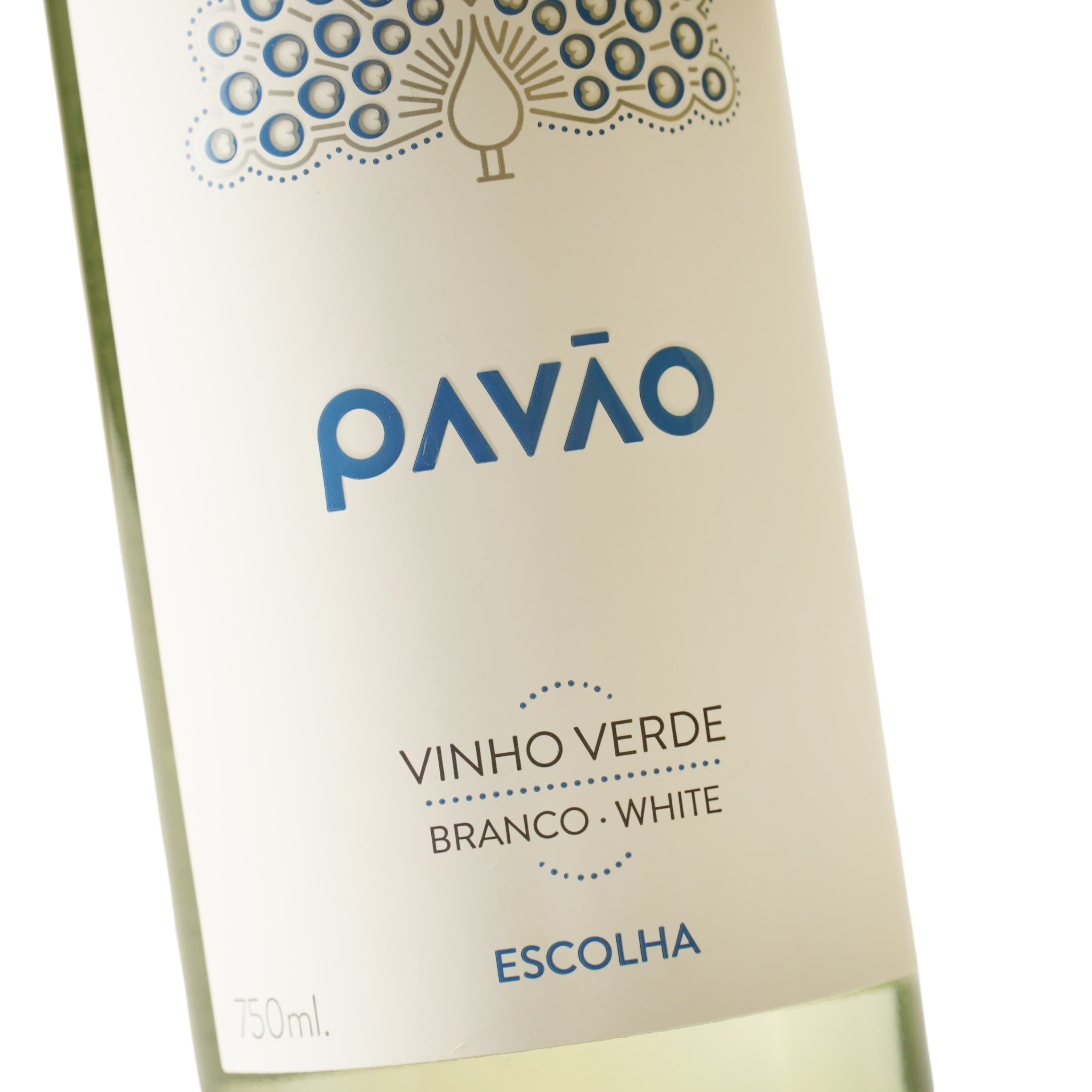 Вино Pavao Vinho Verde Escolha біле напівсухе 11% 0.75 л