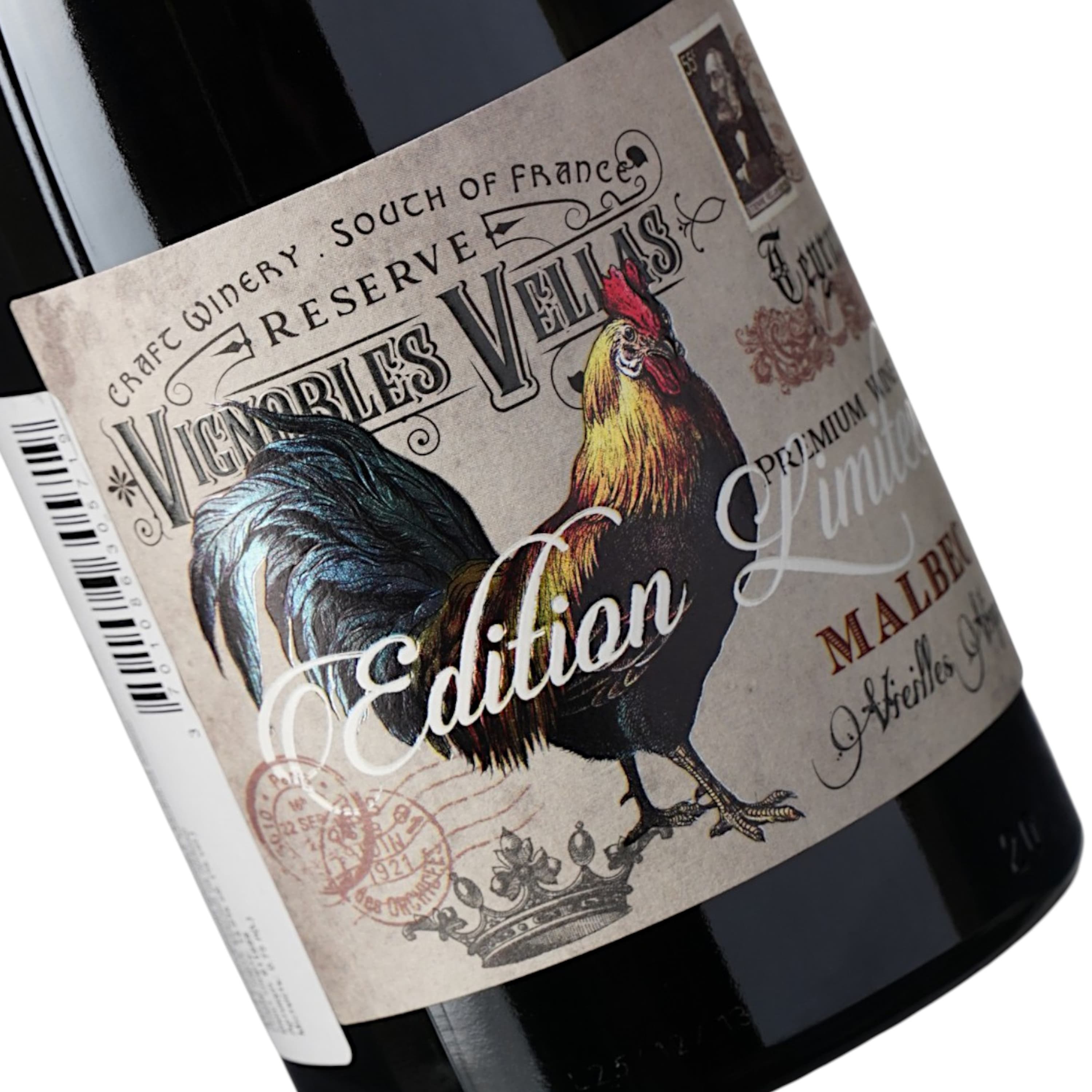Вино Le Coq Malbec IGP Pays D'Oc, черовне, сухе, 0,75 л