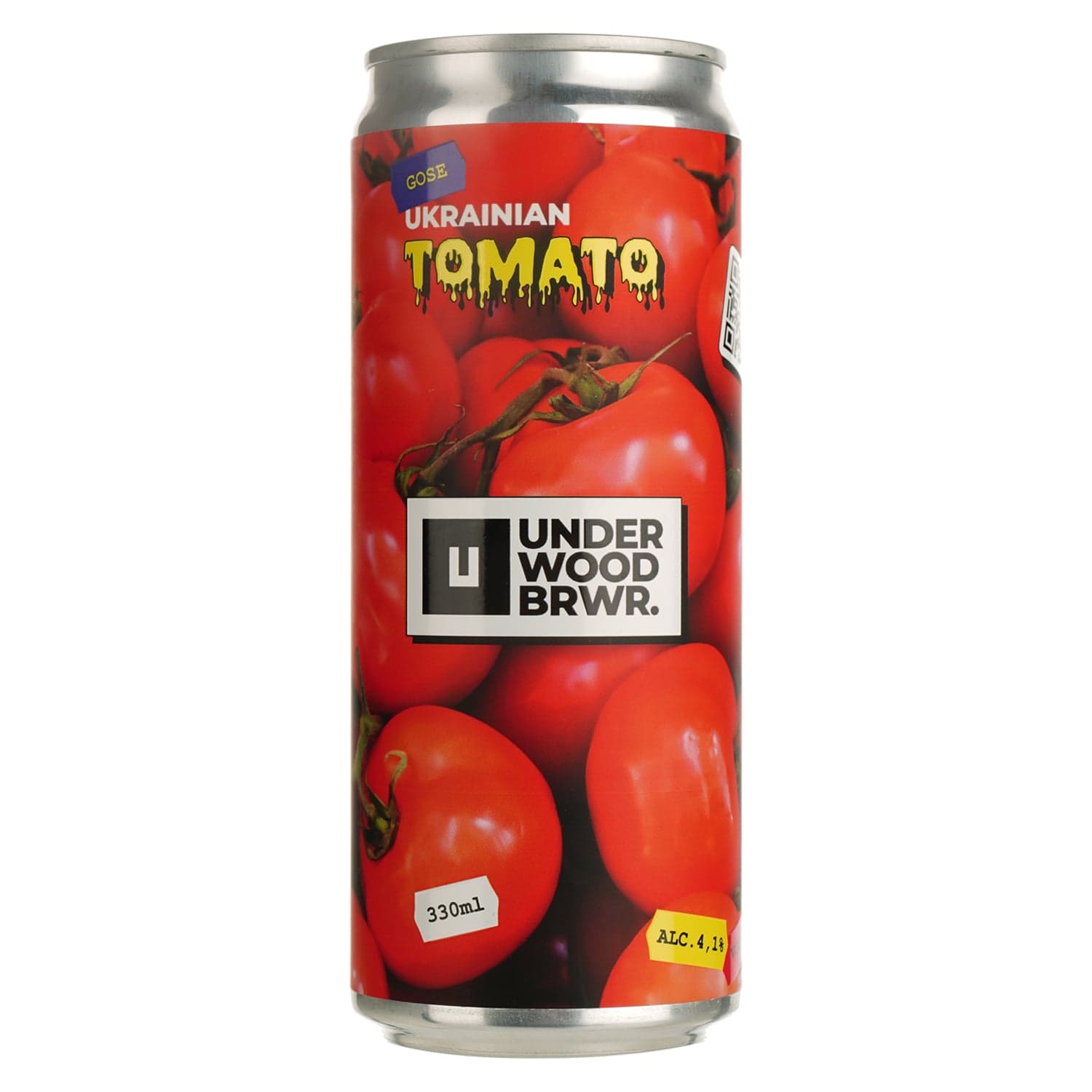 Пиво Underwood Brewery Ukrainian Tomato Gose світле 4.1% 0.33 л з/б