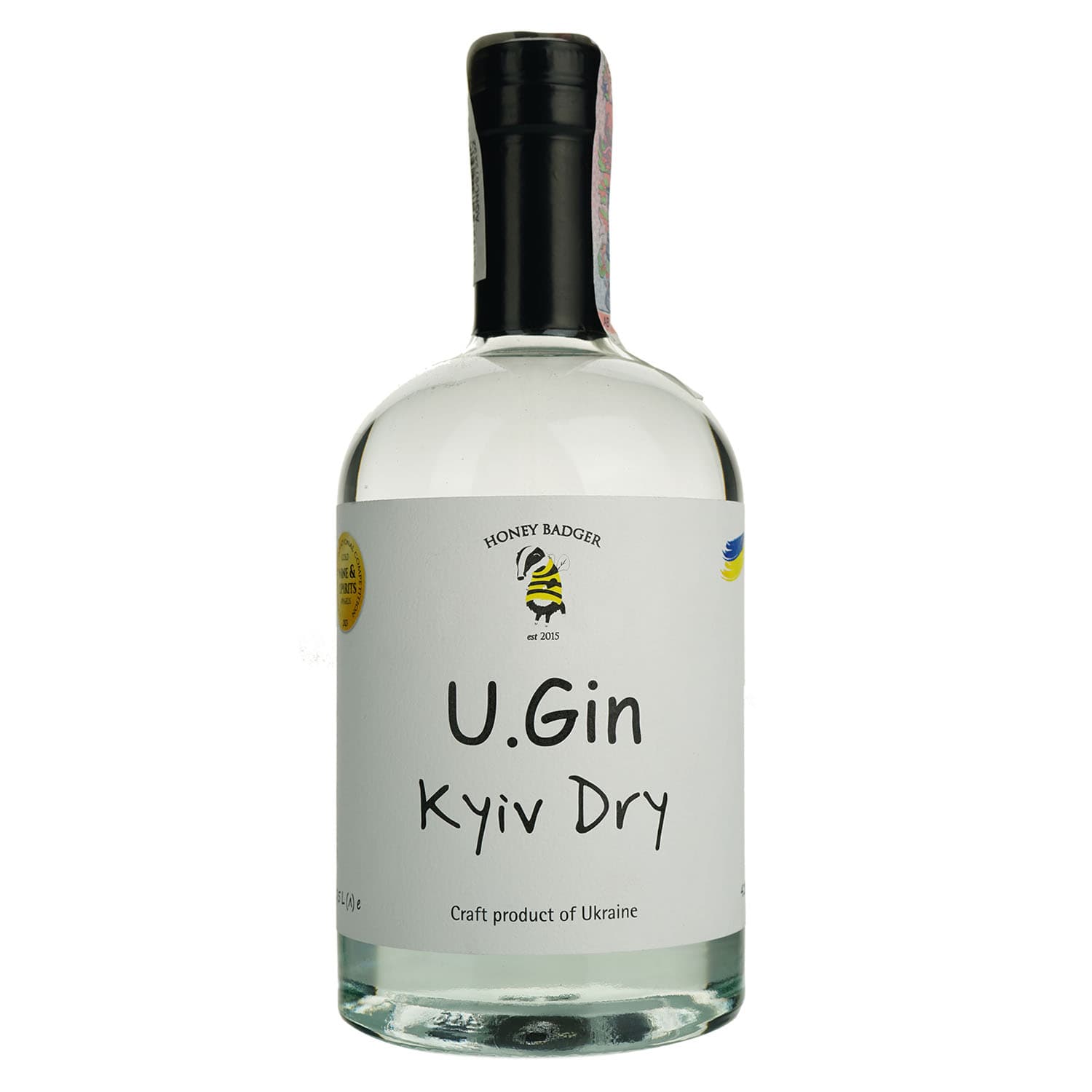 Джин Хані Баджер U.Gin Kyiv Dry 42% 0.5 л