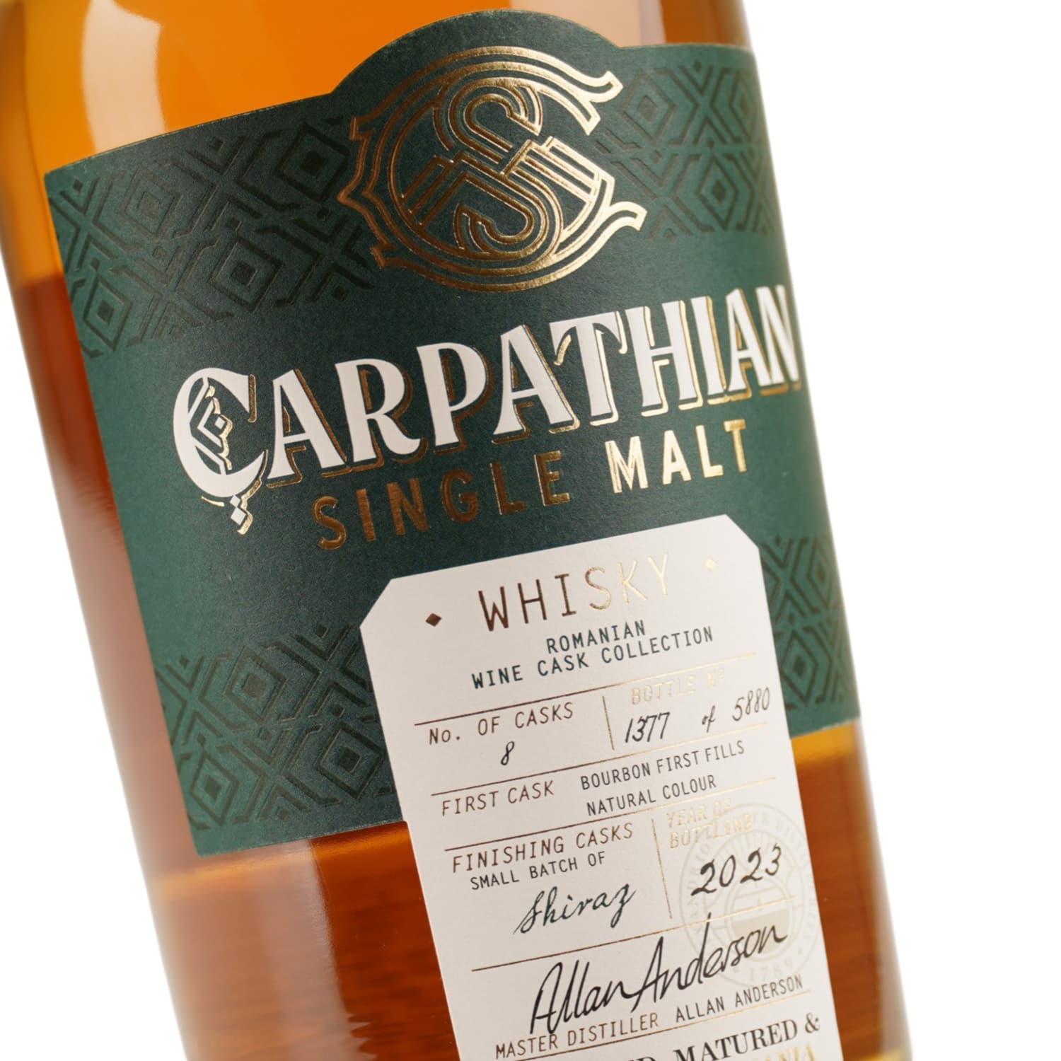 Віскі односолодове Carpathian Shiraz 0.7 л 40%