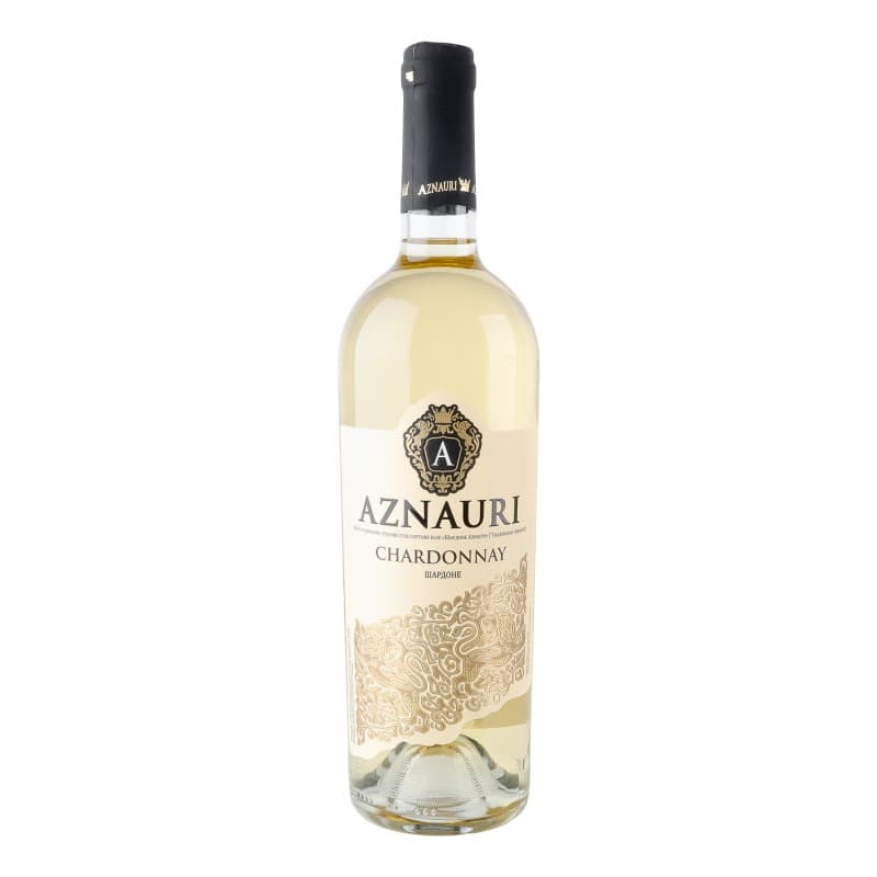 Вино AZNAURI Chardonnay біле сухе 0.75 л