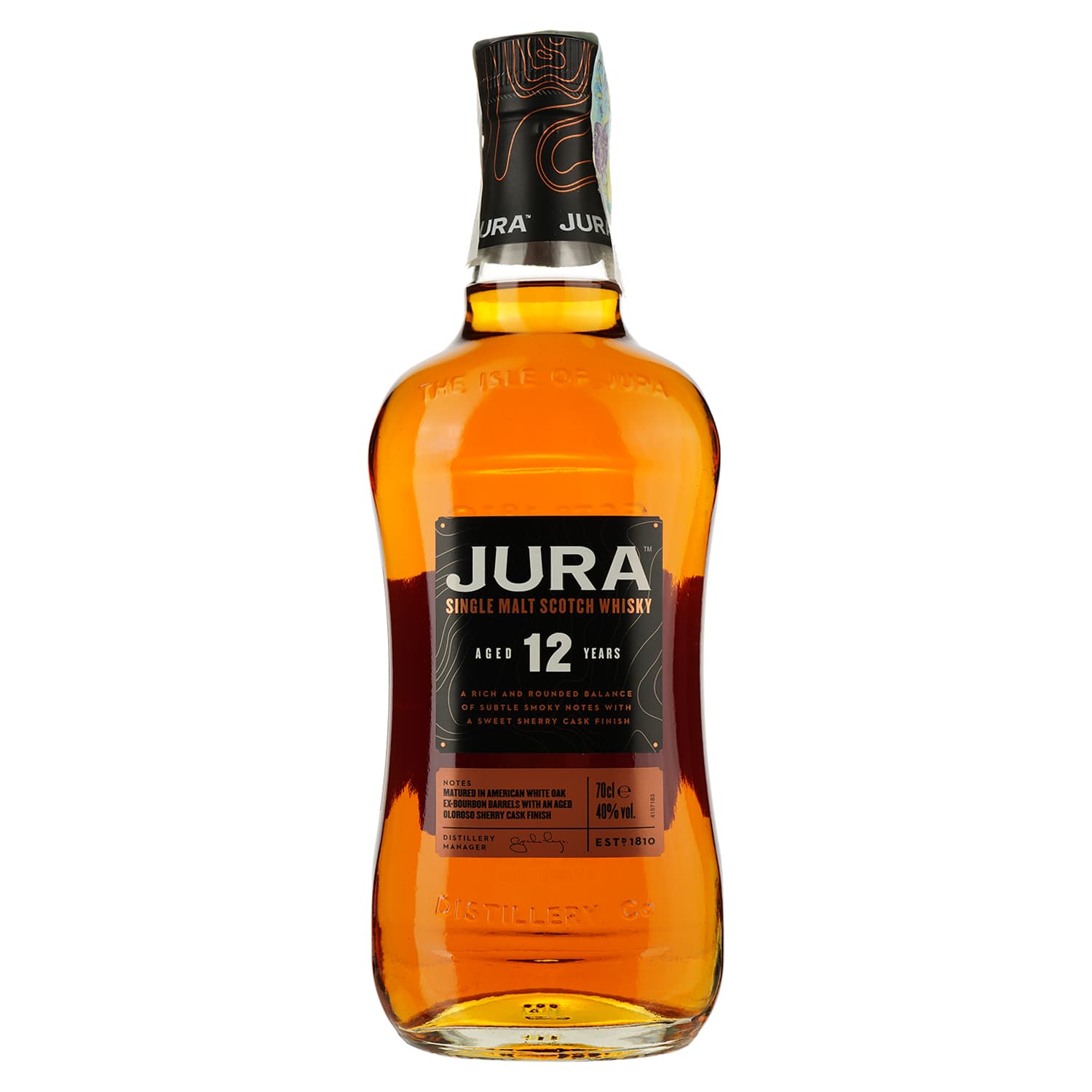 Віскі Jura 12 yo Single Malt Scotch Whisky 40%, 0.7 л