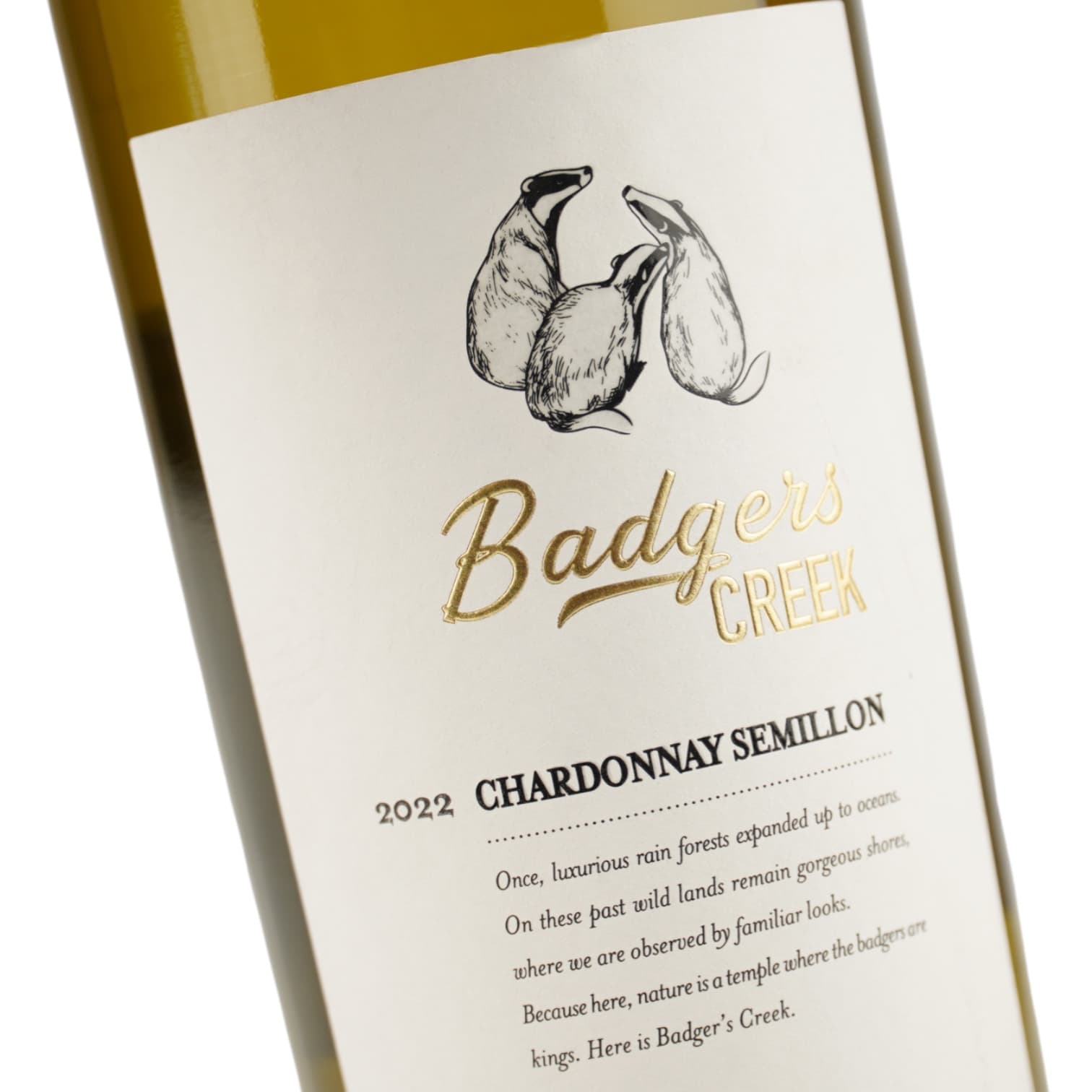 Вино Badgers Creek Chardonnay Semillion, біле, сухе, 11,5%, 0,75 л