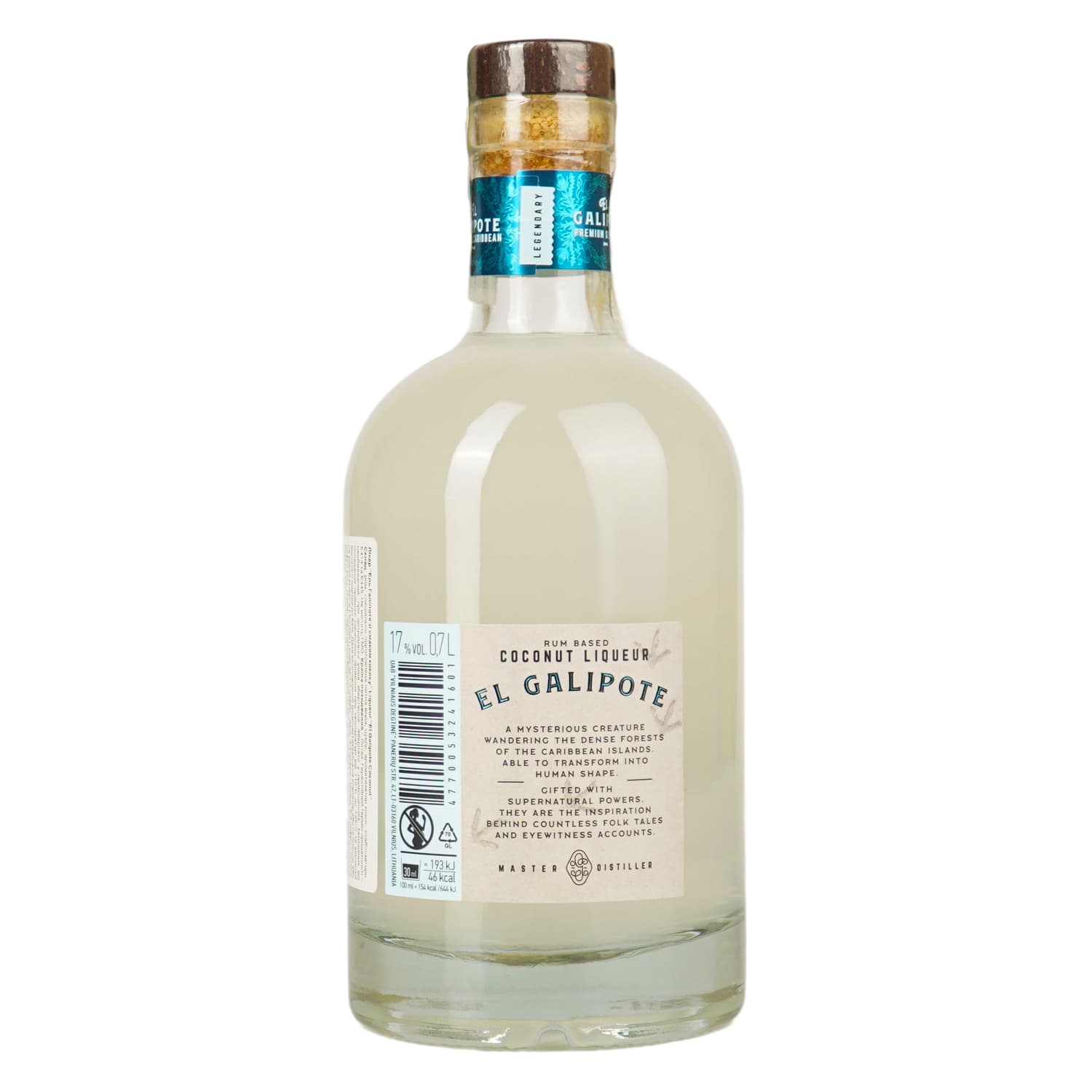 Лікер El Galipote Coconut 17% 0.7 л