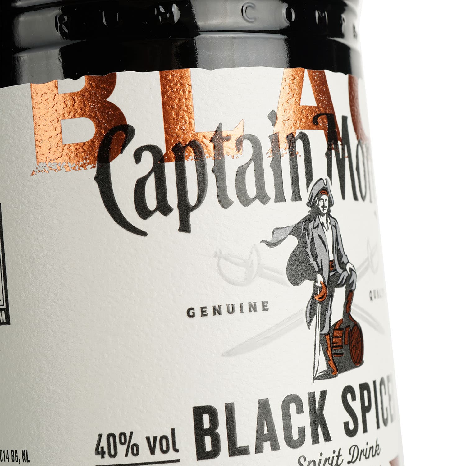 Алкогольний напій Captain Morgan Black Spiced 40% 0.7 л
