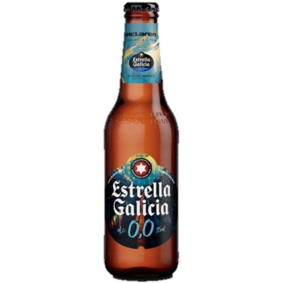 Набір упаковка пива Estrella Galicia безалкогольне світле 0% 1.32 л (0.33 л x 4 шт.)