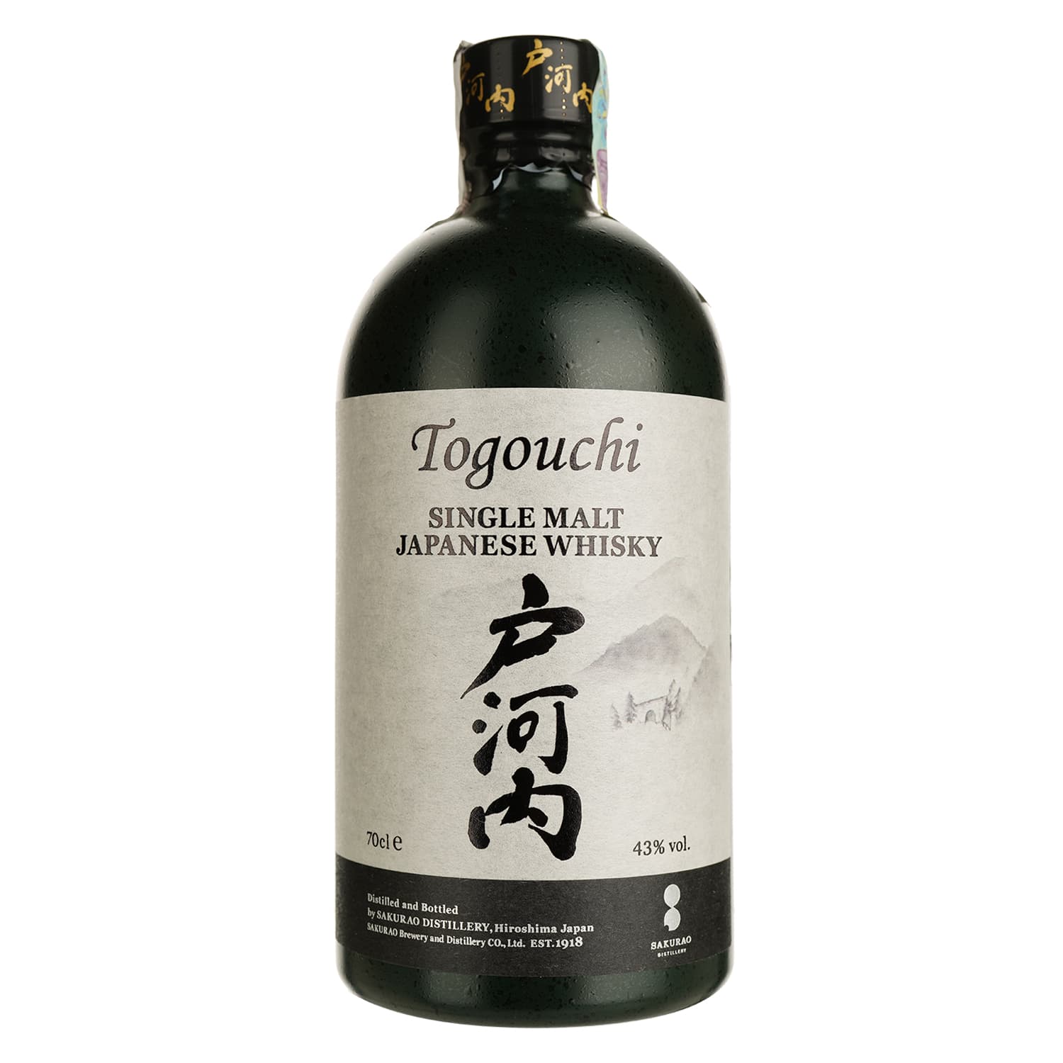 Віскі Togouchi Single Malt Japanese Whisky 43% 0.7 л