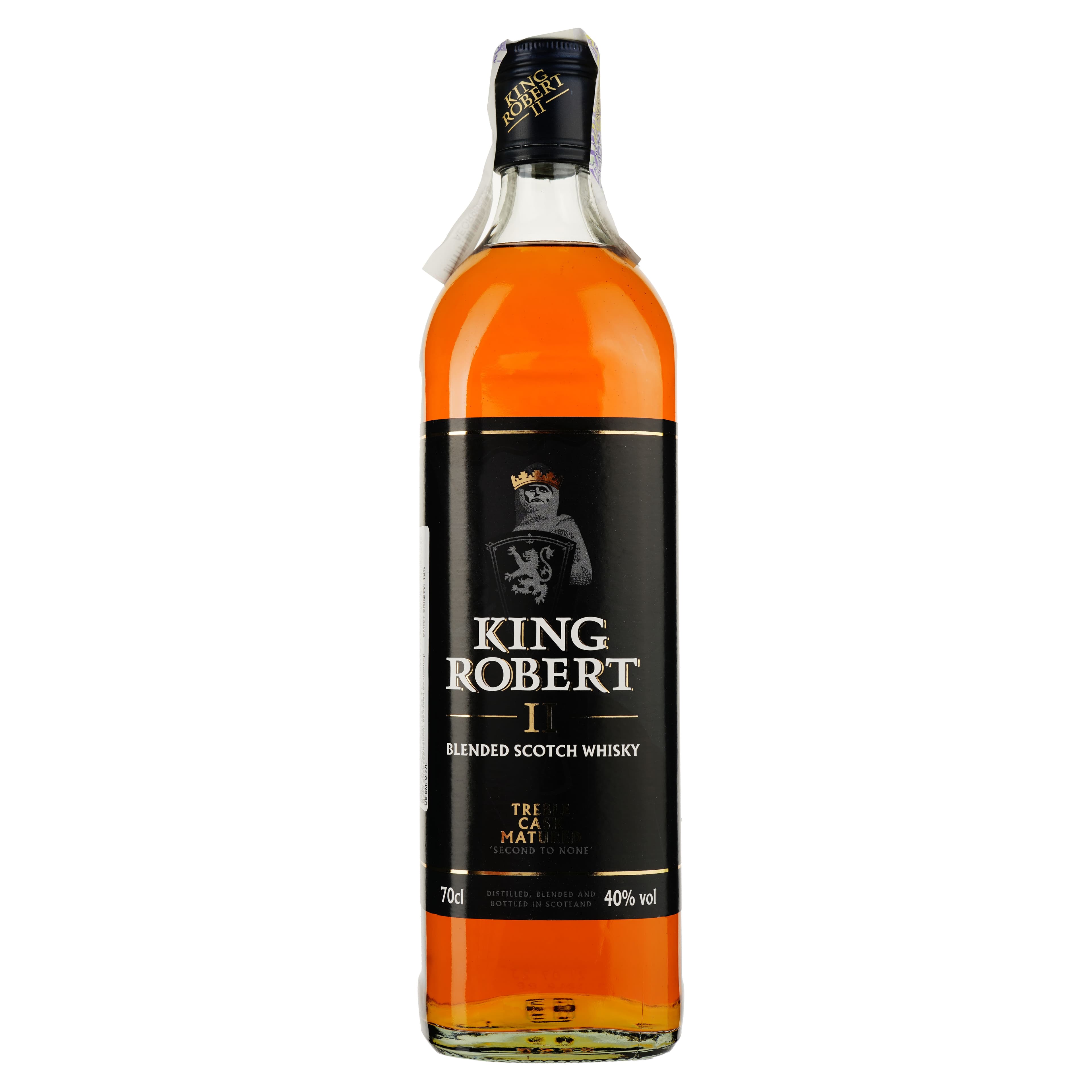 Віскі King Robert II Blended Scotch Whisky, 40%, 0,7 л