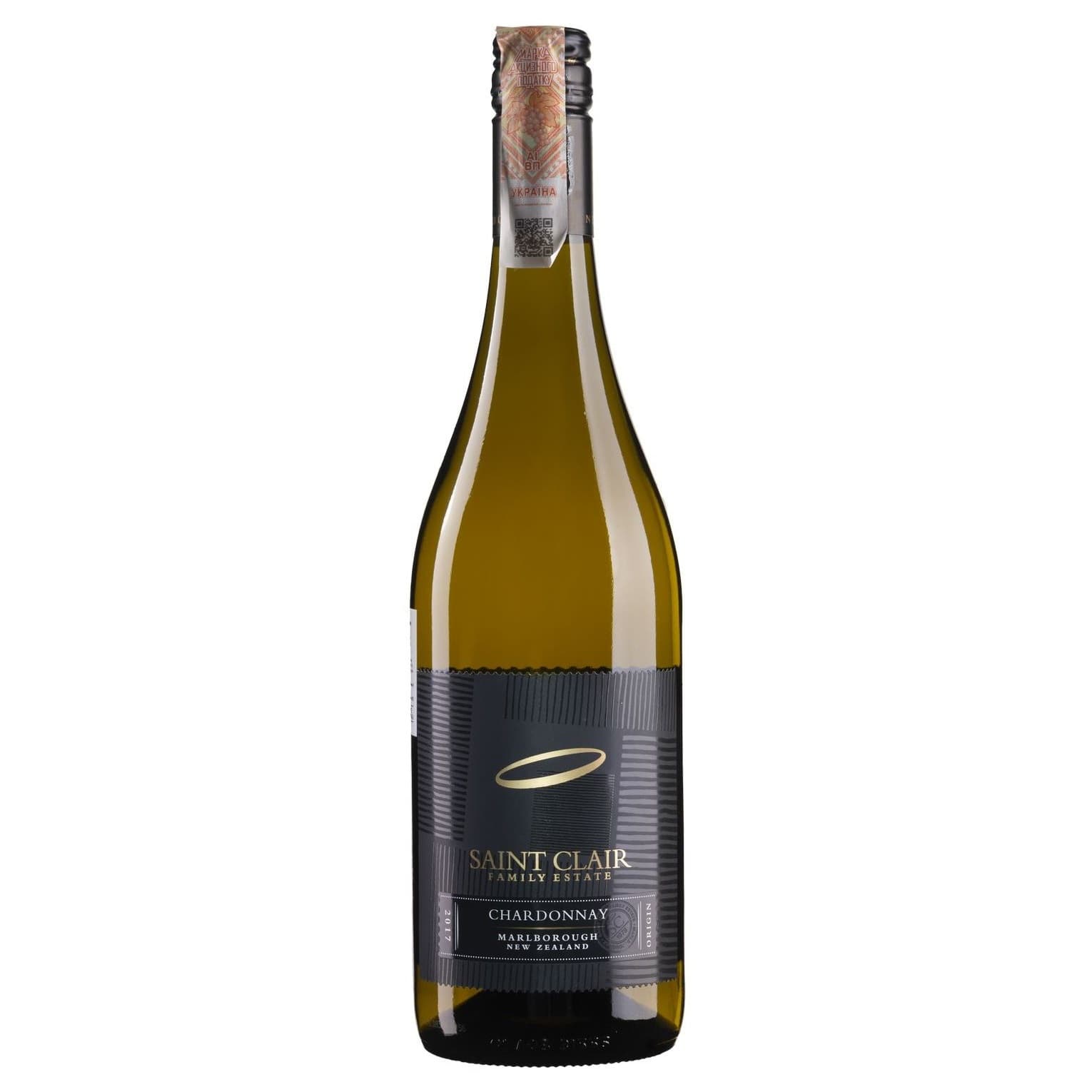 Вино Saint Clair Chardonnay Marlborough, біле, сухе, 0,75 л