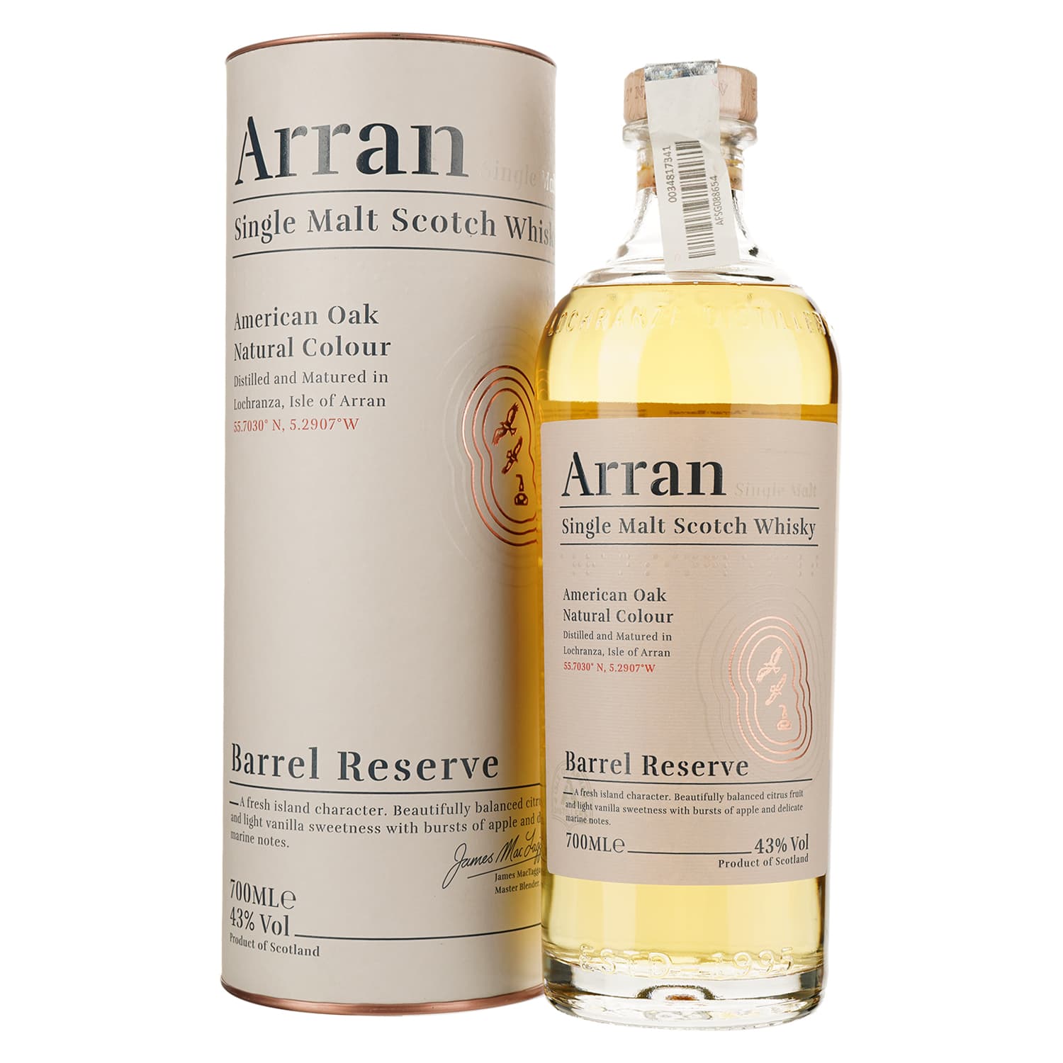 Віскі Arran Barrel Reserve Single Malt Scotch Whisky, 43%, 0,7 л (49014)