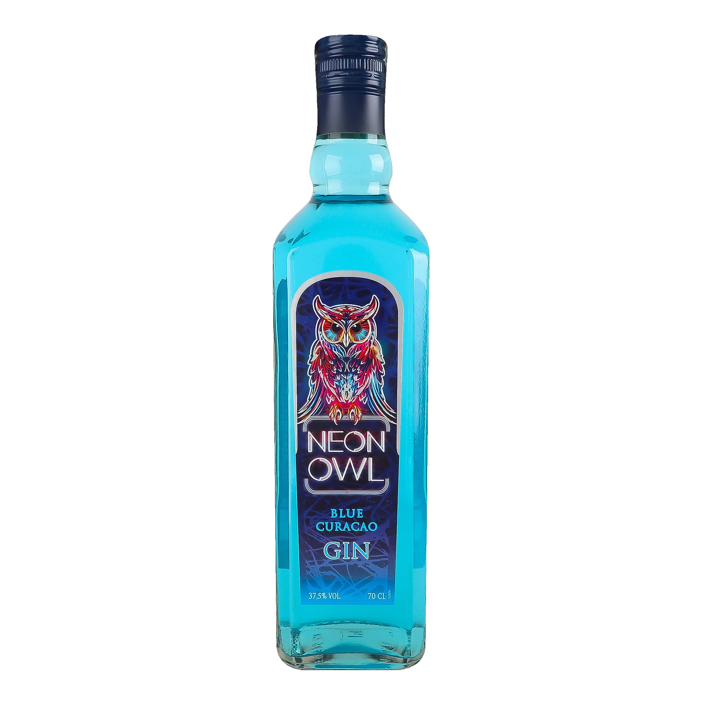 Джин Neon Owl Blue Curacao 37.5% 0.7 л