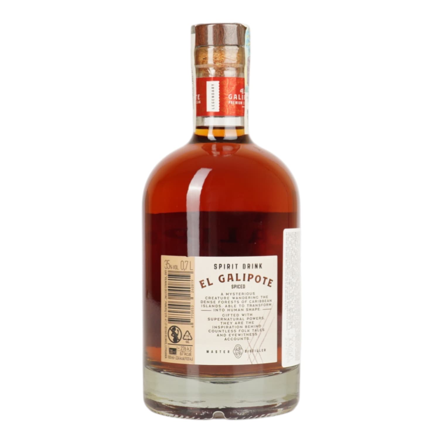 Ромовий напій El Galipote Spiced 35% 0.7 л