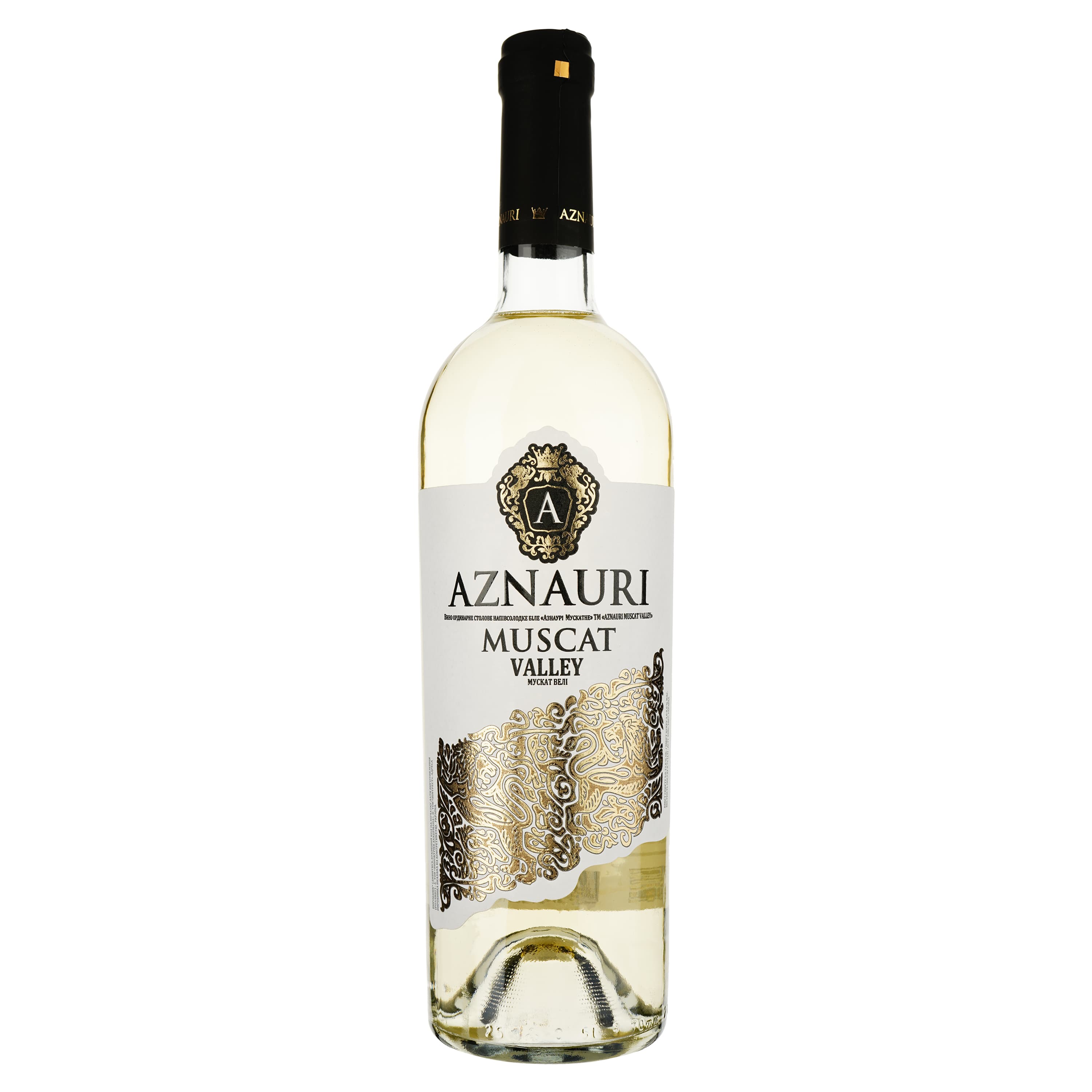 Вино AZNAURI Muscat Valley біл н/сол 0.75 л