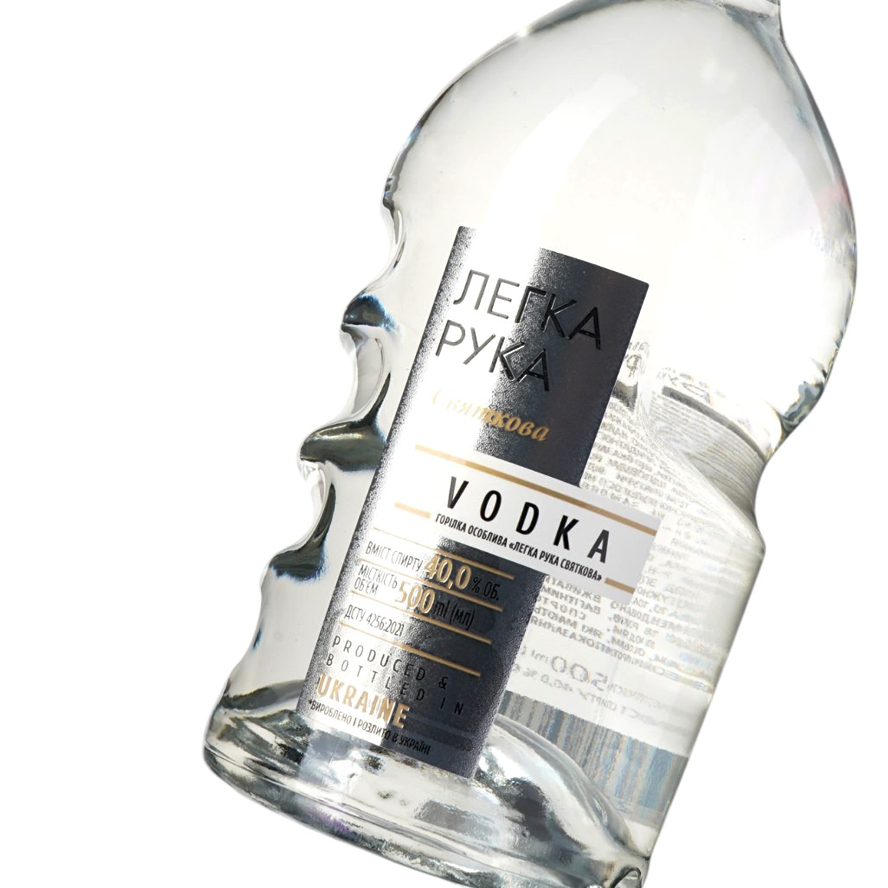 Горілка особлива Легка Рука Святкова, 40%, 0,5 л