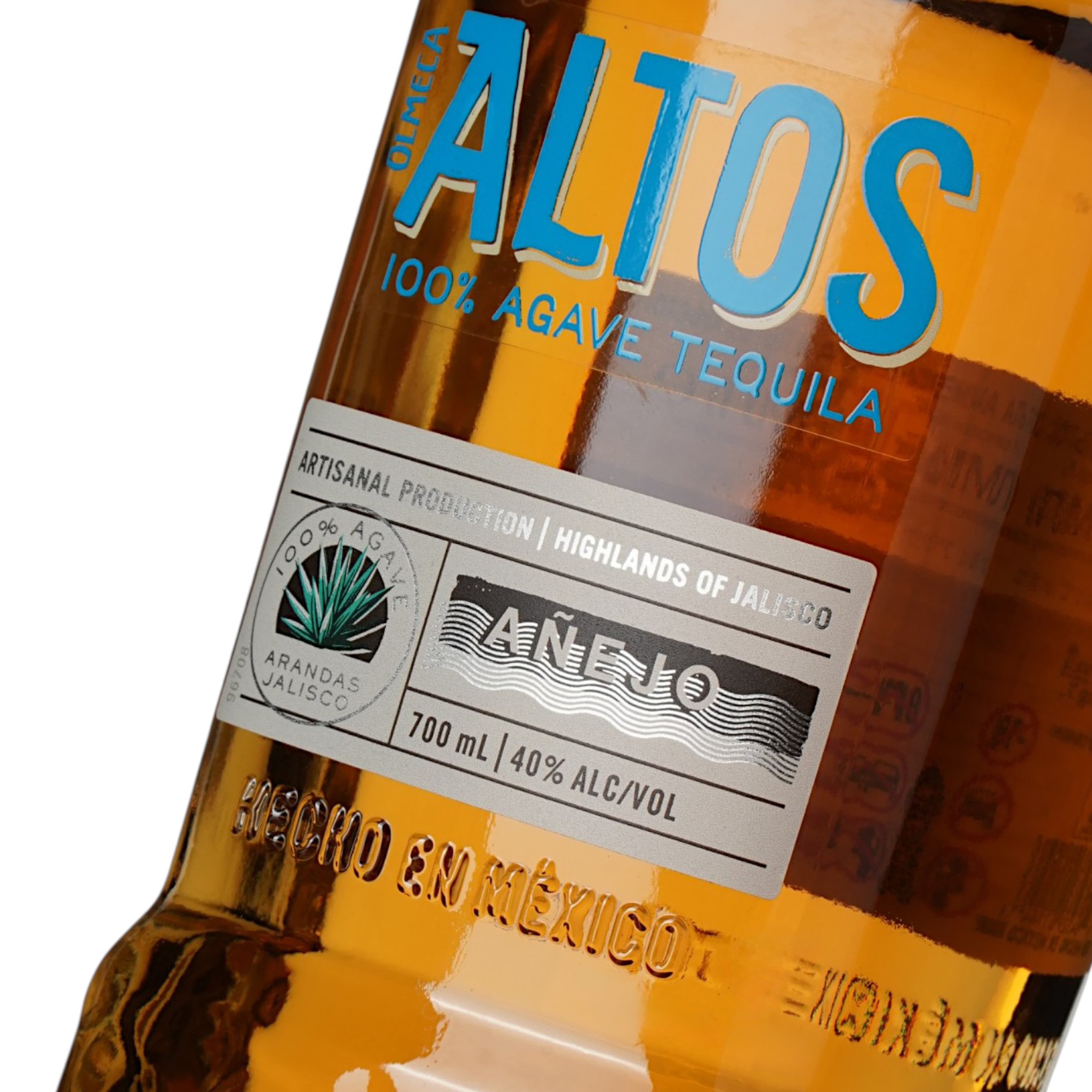 Текіла Olmeca Altos Anejo 40% 0.7л
